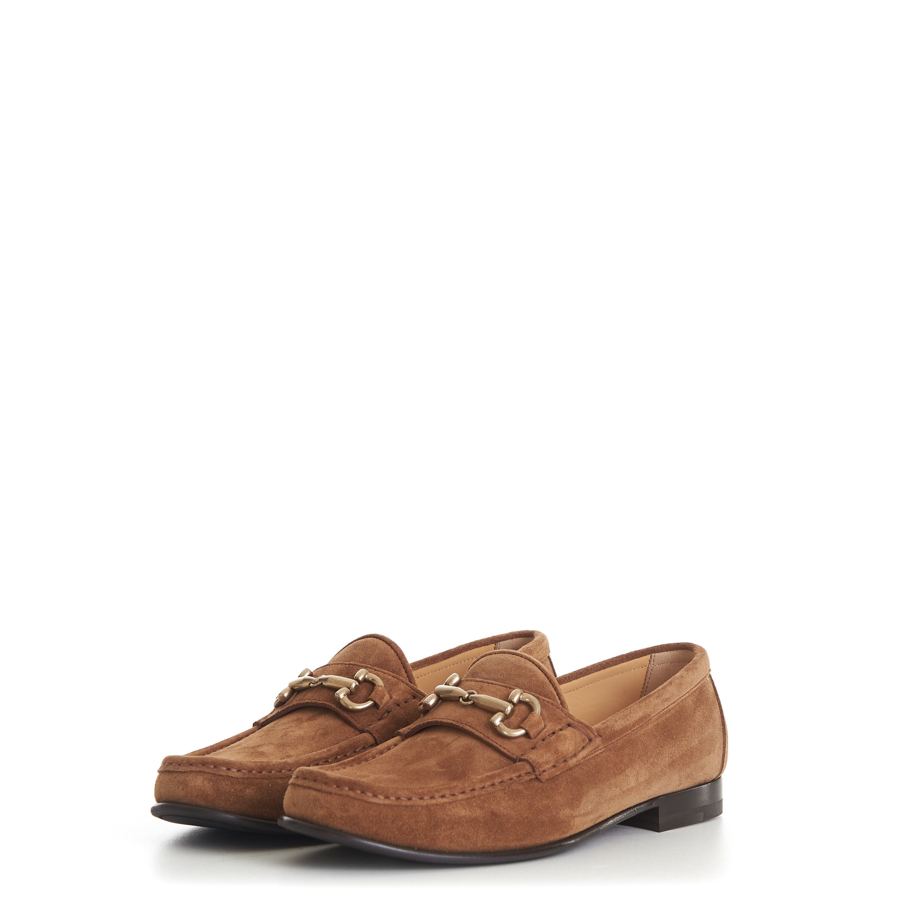 Brunello Cucinelli Brown Suede Loafers - Horse-Bit Size US 9 / EU 42 - 4 Thumbnail