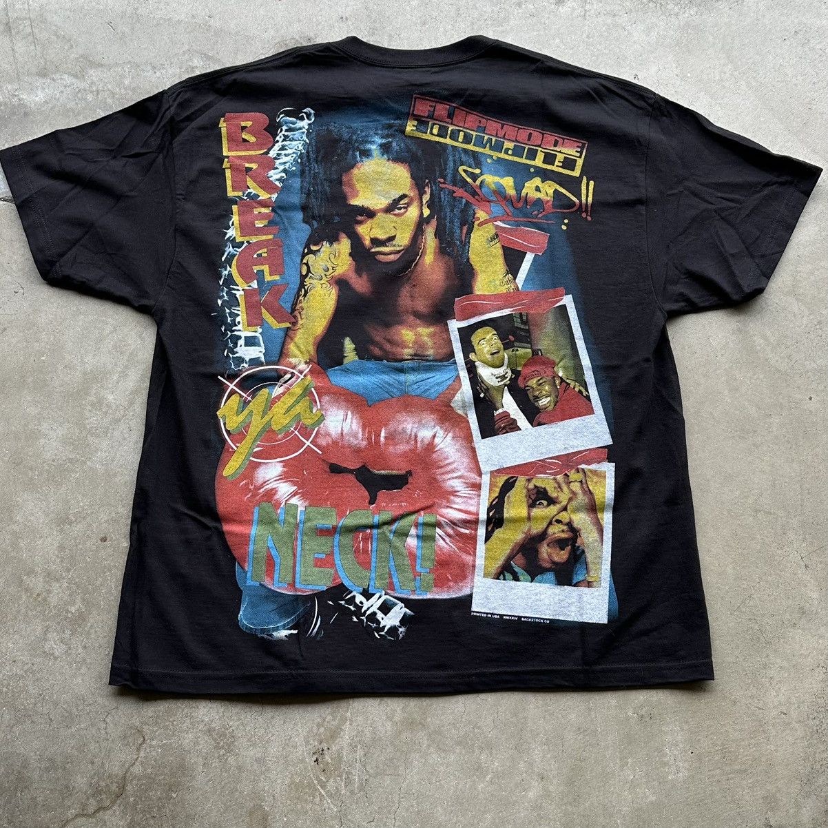 Rap Tees Back Stock Rap Tee Busta Rhymes All Over Print Size 2XL Size US XXL / EU 58 / 5 - 2 Thumbnail