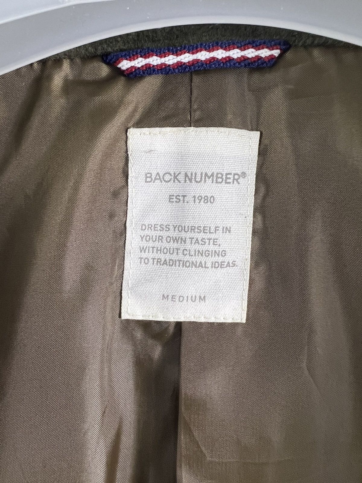Japanese Brand 🔥 BACK NUMBER JAPAN WOOL LONGCOAT - M Size US S / EU 44-46 / 1 - 7 Thumbnail