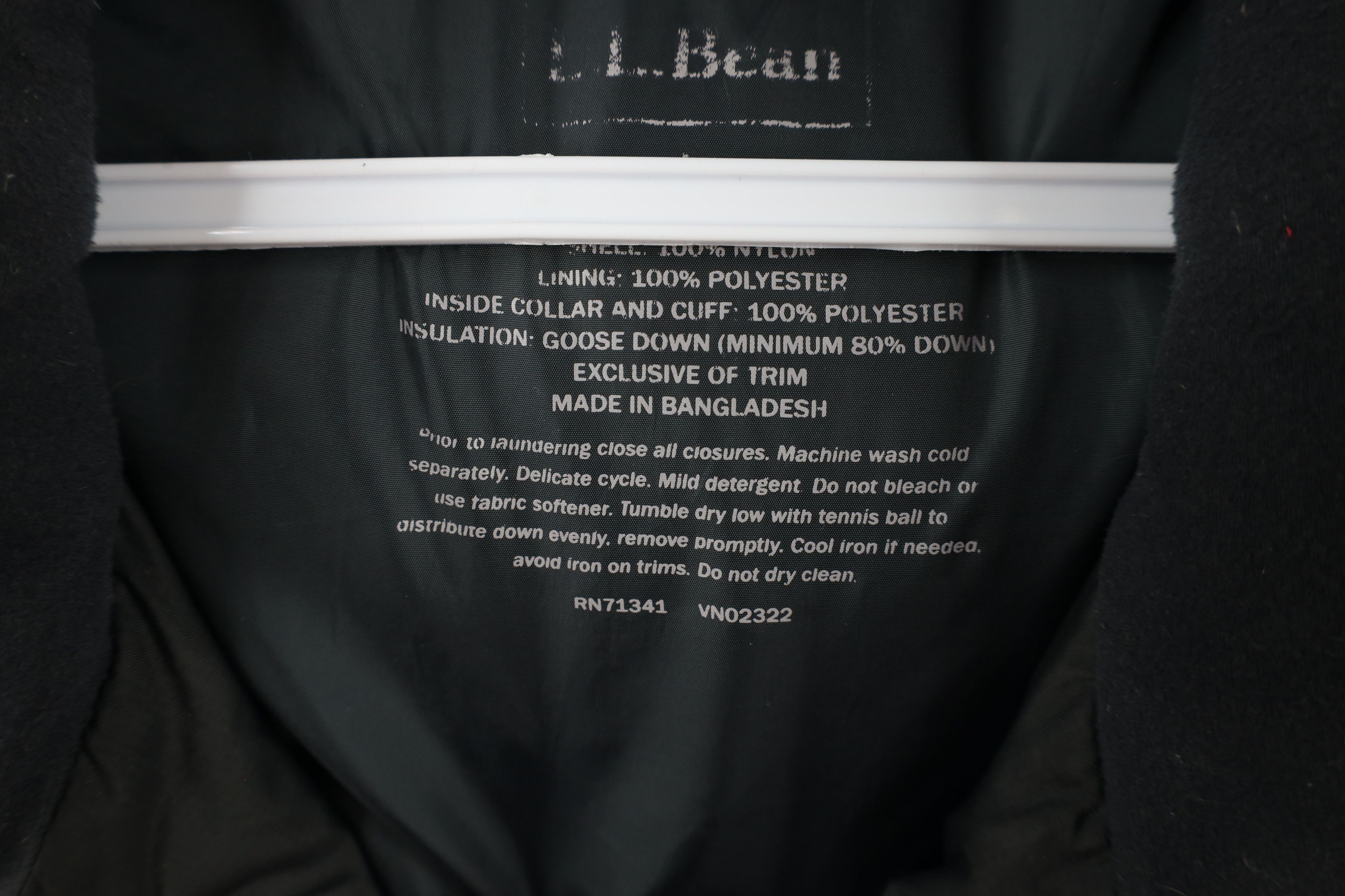 L.L. Bean × Vintage LL Bean Goose Down Insulated Hooded Puffer Jacket Black Size L / US 10 / IT 46 - 8 Thumbnail
