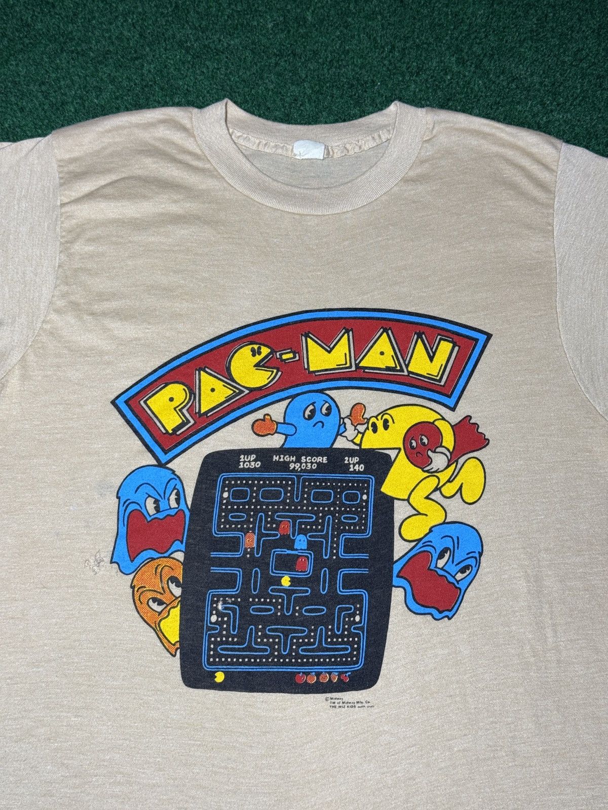 Vintage Vintage 80s Pac Man Retro Video Game Arcade Midway T Shirt Size US M / EU 48-50 / 2 - 2 Thumbnail