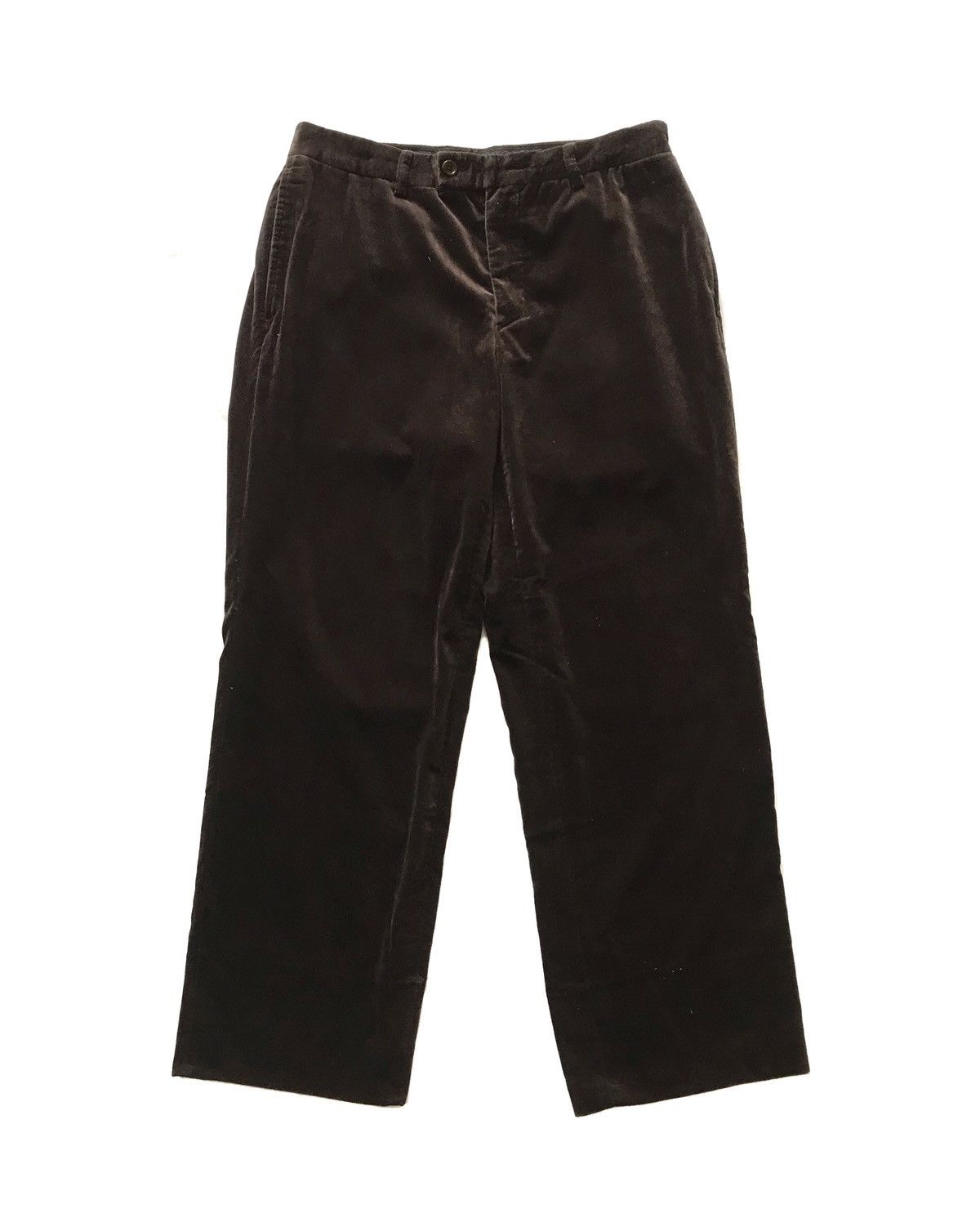 Designer × Yohji Yamamoto A.A.R Yohji Yamamoto Velvet Trouser Pants Size US 31 - 1 Thumbnail