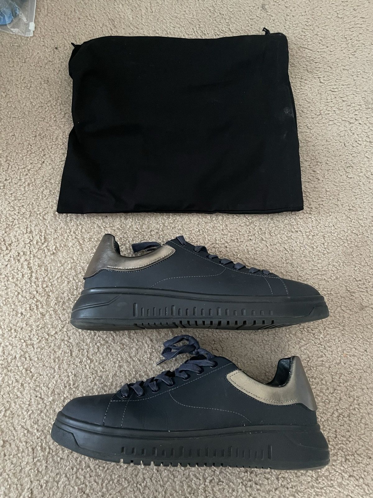 image of Emporio Armani Shoes in Black, Men's (Size 11)