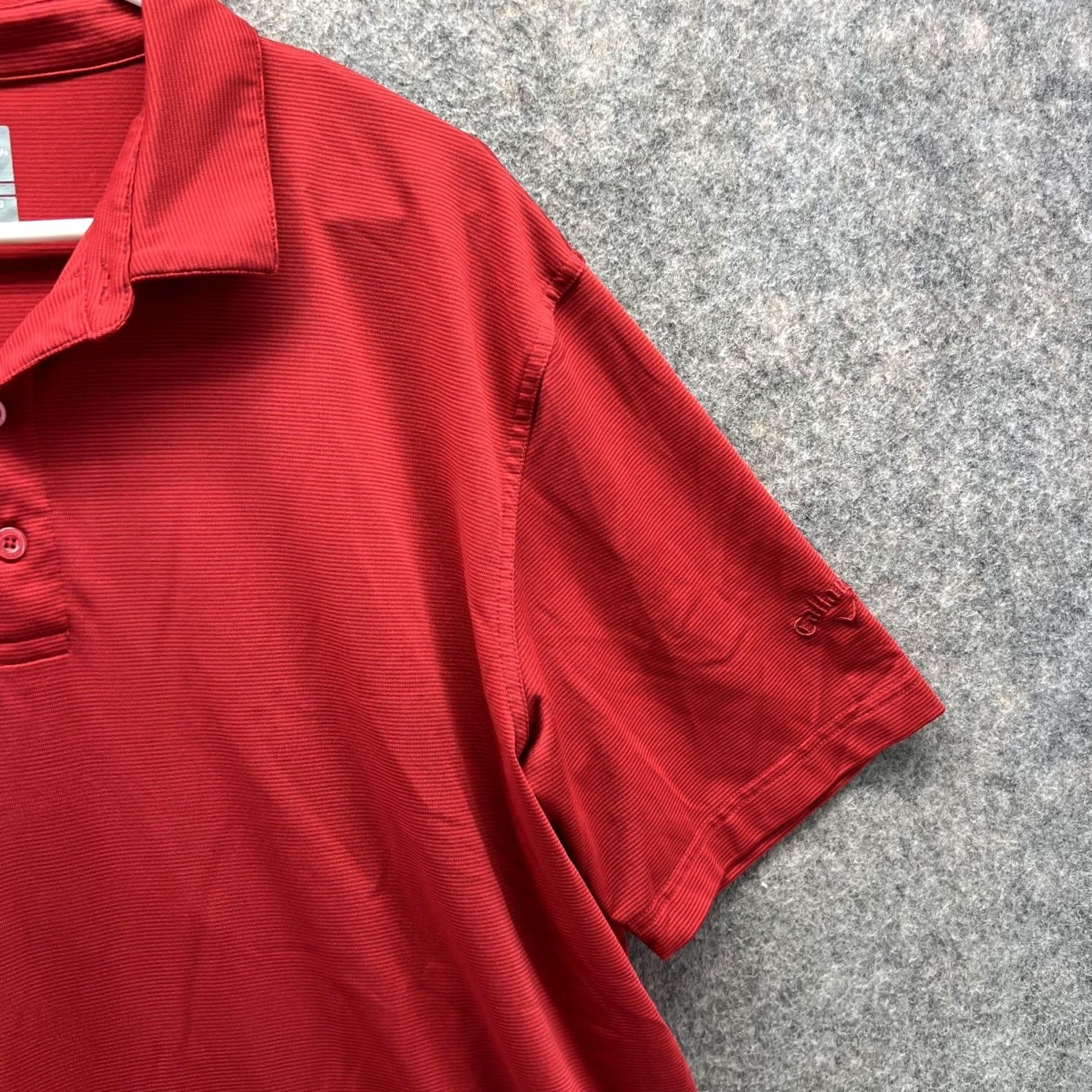 Callaway Callaway Polo Shirt Men Large Adult Red Opti Dri Polyester Preppy Golf Shirt Size US L / EU 52-54 / 3 - 4 Thumbnail