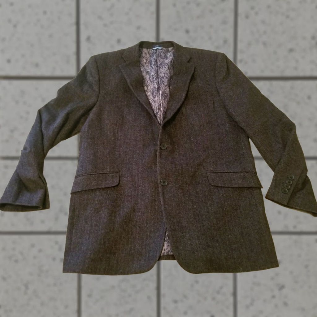 Vintage Mens Sports Jacket Blazer Made by Cam Newton 44R Gray Size 44R - 1 Thumbnail