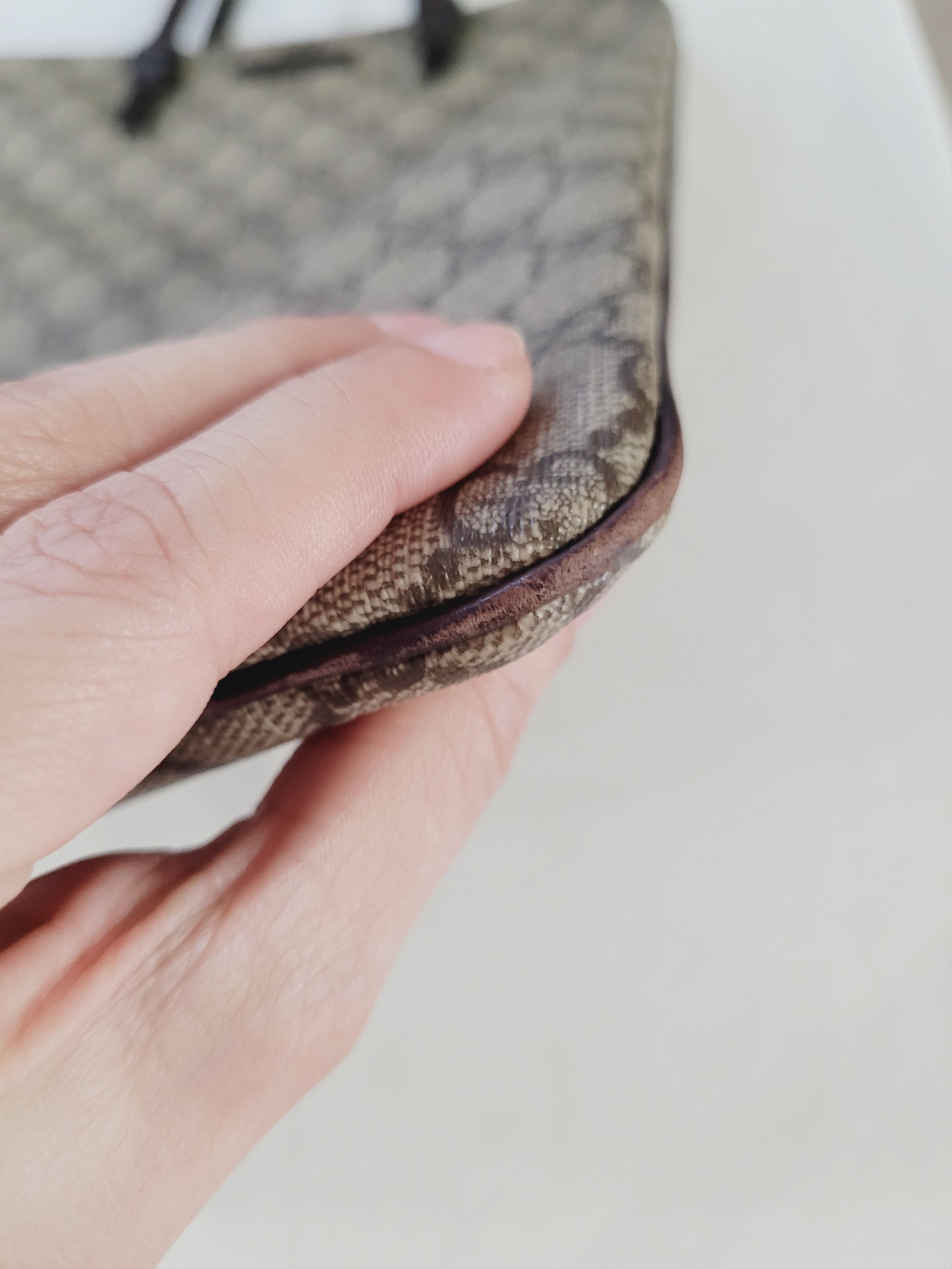 Gucci Gucci GG Supreme Vertical Tote 117551 Size ONE SIZE - 5 Thumbnail