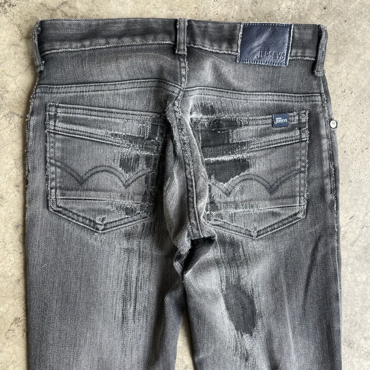 Edwin 🔥Vintage Edwin Washed Black Ripped Distress Skinny Jeans Size US 29 - 5 Thumbnail