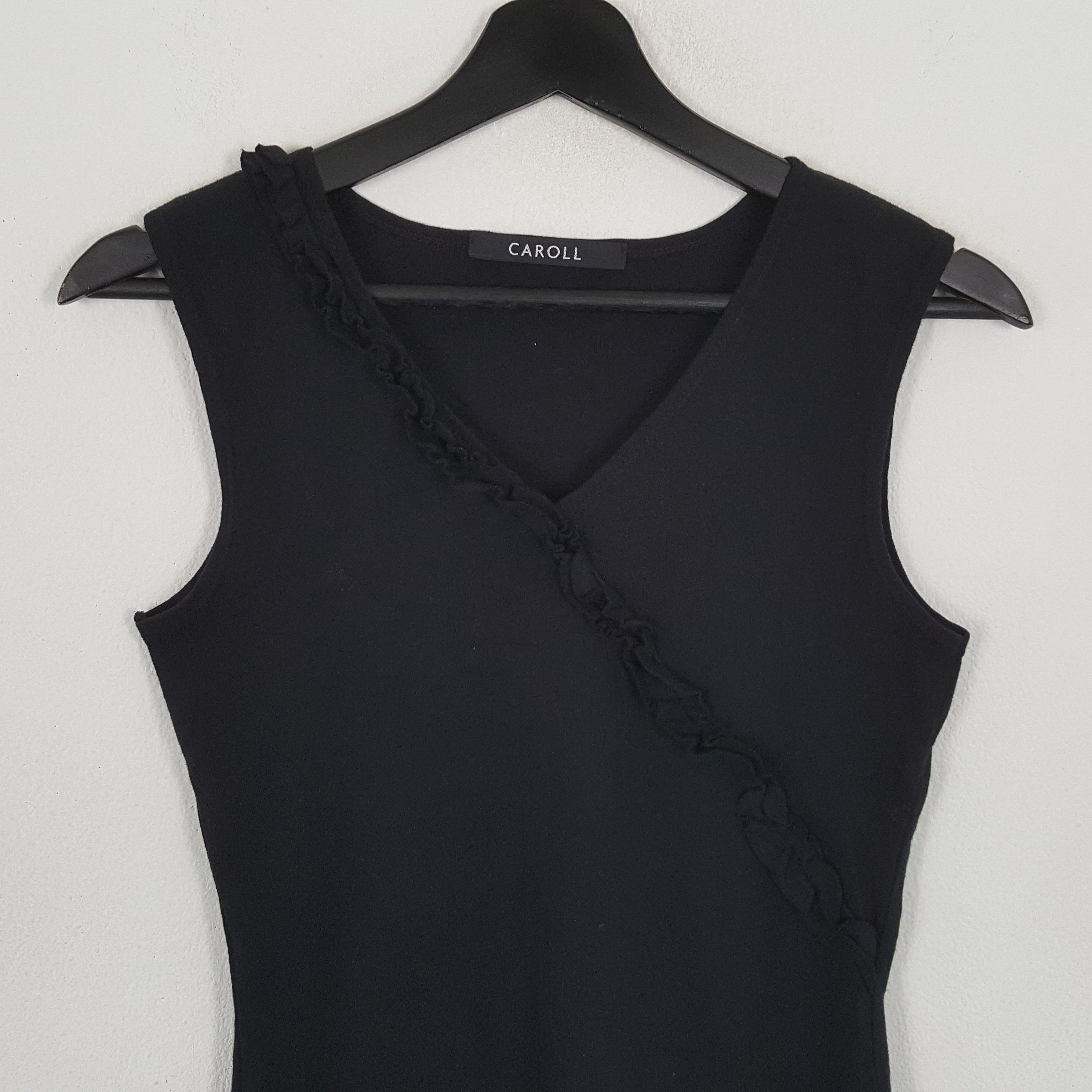 Designer × Vintage CAROLL Fashion Style Tank Top Size XS / US 0-2 / IT 36-38 - 2 Thumbnail