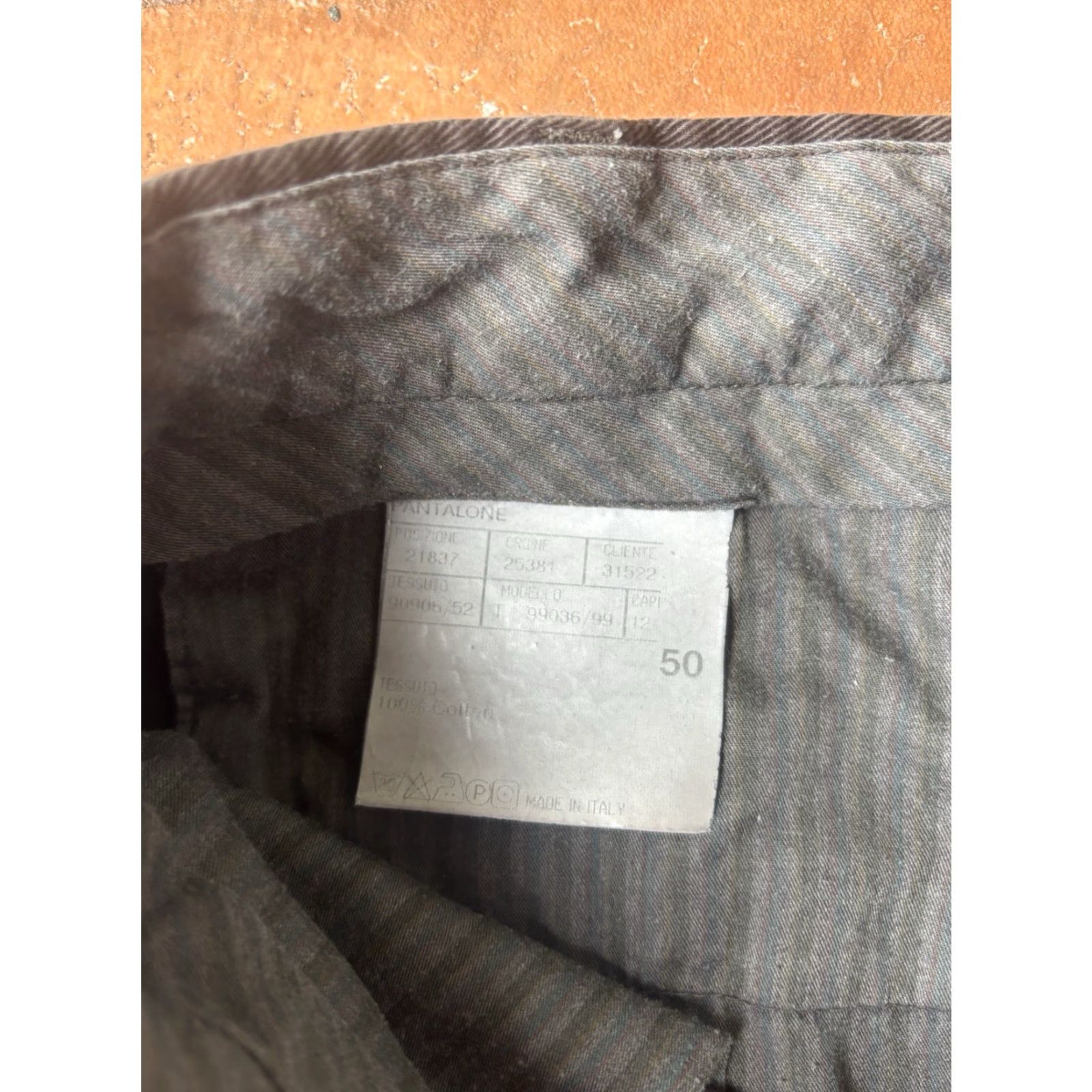Canali VINTAGE Canali Sport Pants Trousers Men’s 50 Brown Cotton Italy 33 x 30 Casual Dress Pants Mens Regular Solid Pleated Zipper Size US 33 - 2 Thumbnail