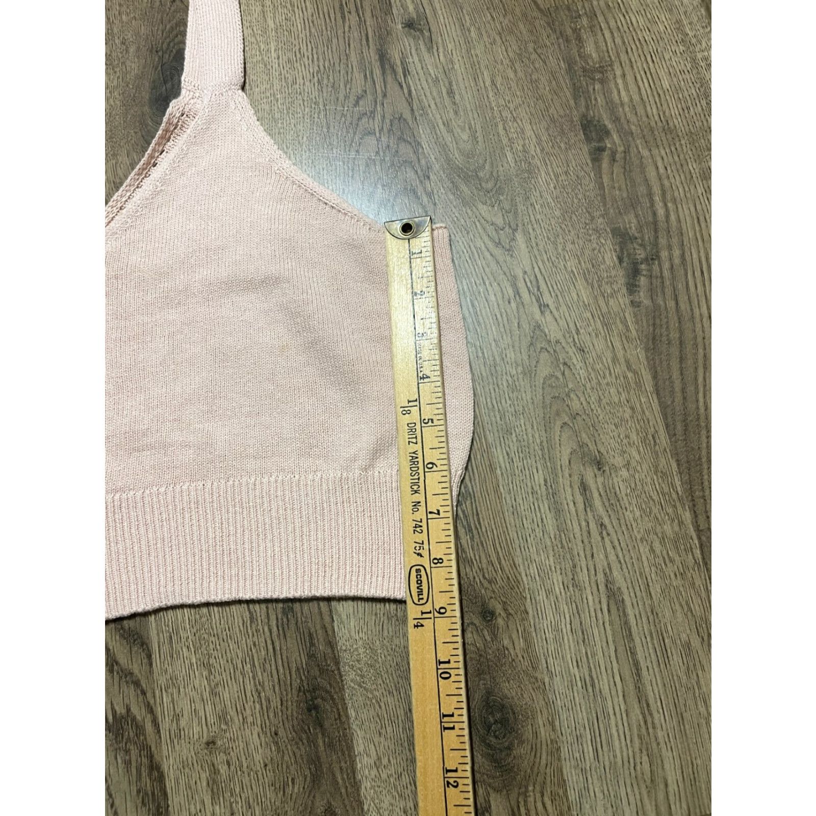 Vintage BP Tank Top Women's XL Pink Crop Top Sleeveless V-Neck Pullover Cropped Tank Casual Modern 90s? Wait, no new info. Size XL / US 12-14 / IT 48-50 - 4 Thumbnail