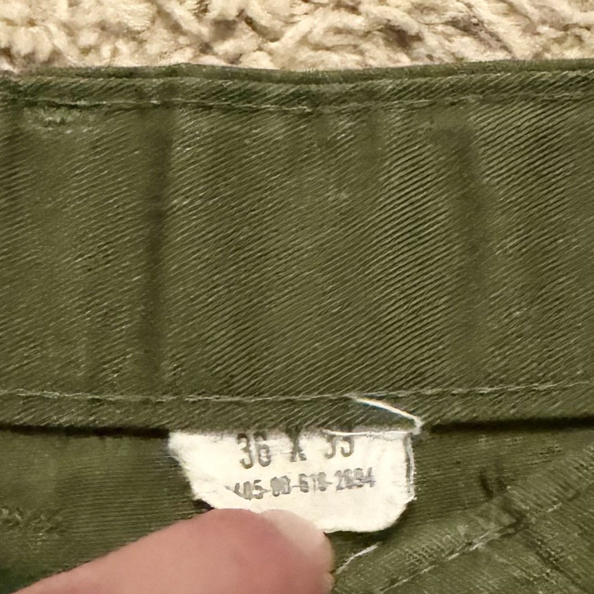 Other VINTAGE ARMY MILITARY PANTS! Size US 34 / EU 50 - 6 Thumbnail