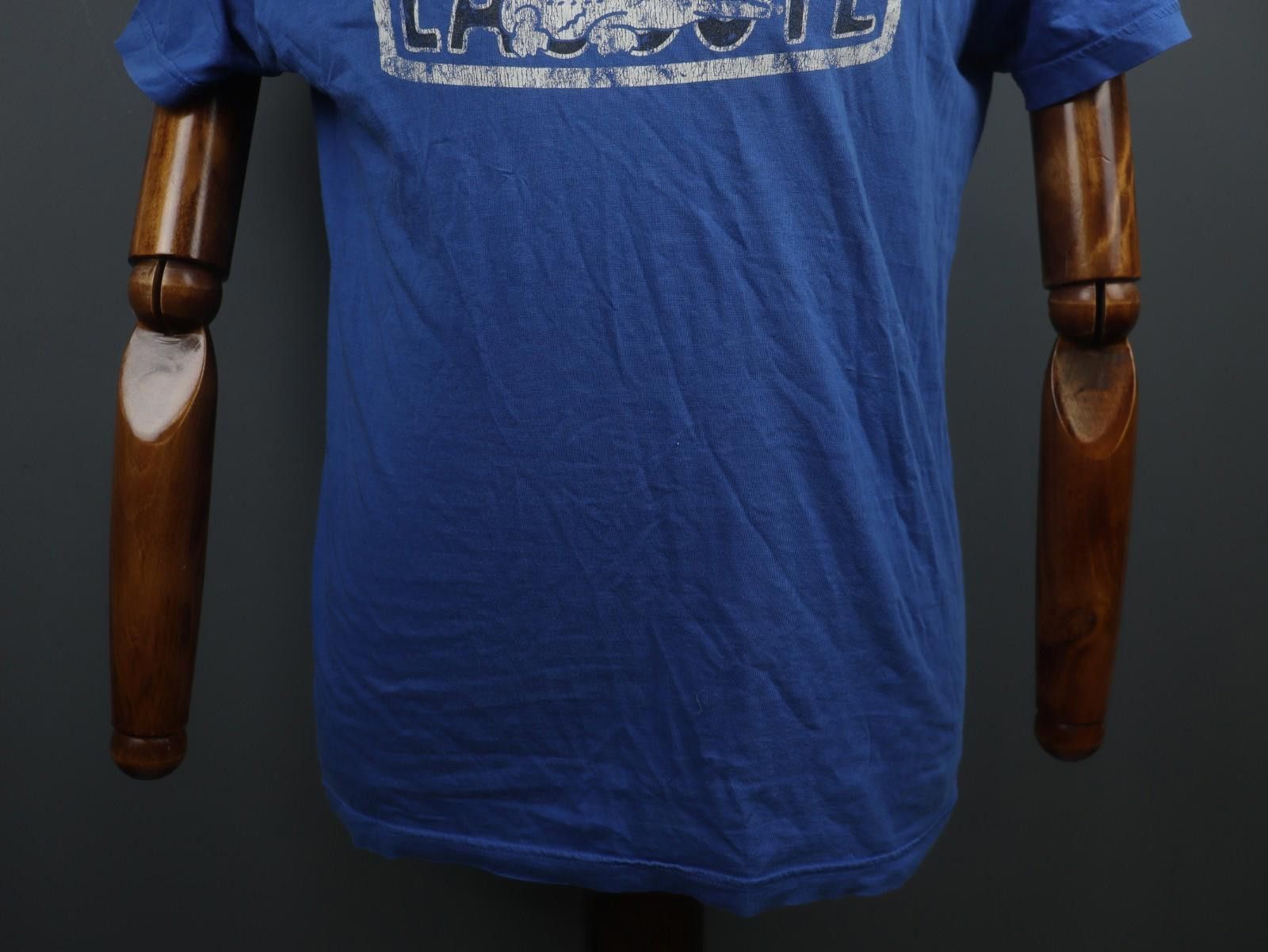 Lacoste Lacoste Blue Graphic Logo Cotton Crew Neck T-Shirt Size 4 Size US M / EU 48-50 / 2 - 3 Thumbnail