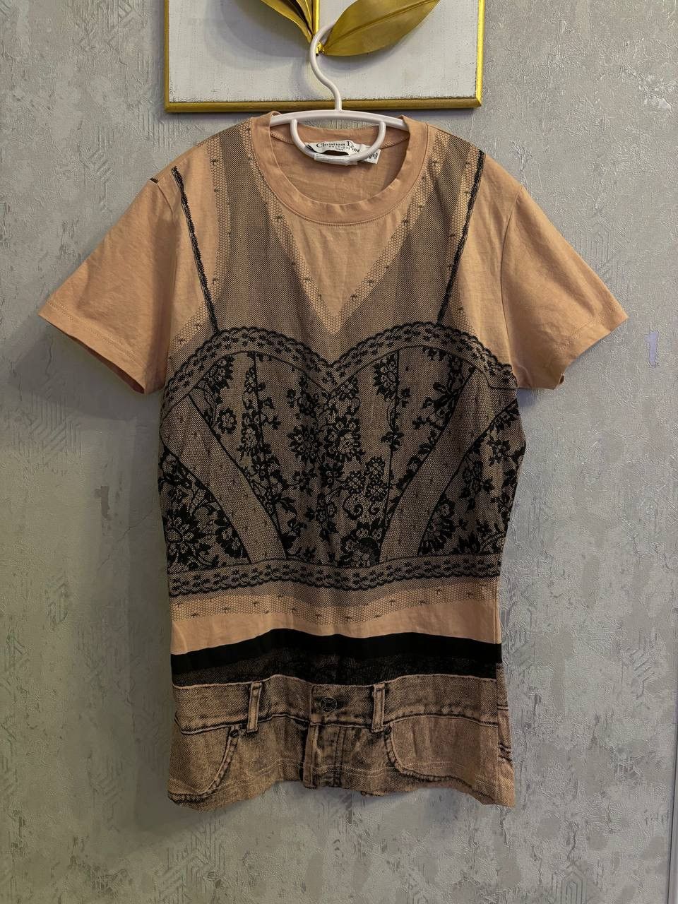 トップス Christian Dior cachecoeur gather top Christian Dior, a cachmere cardigan and top, French size 40