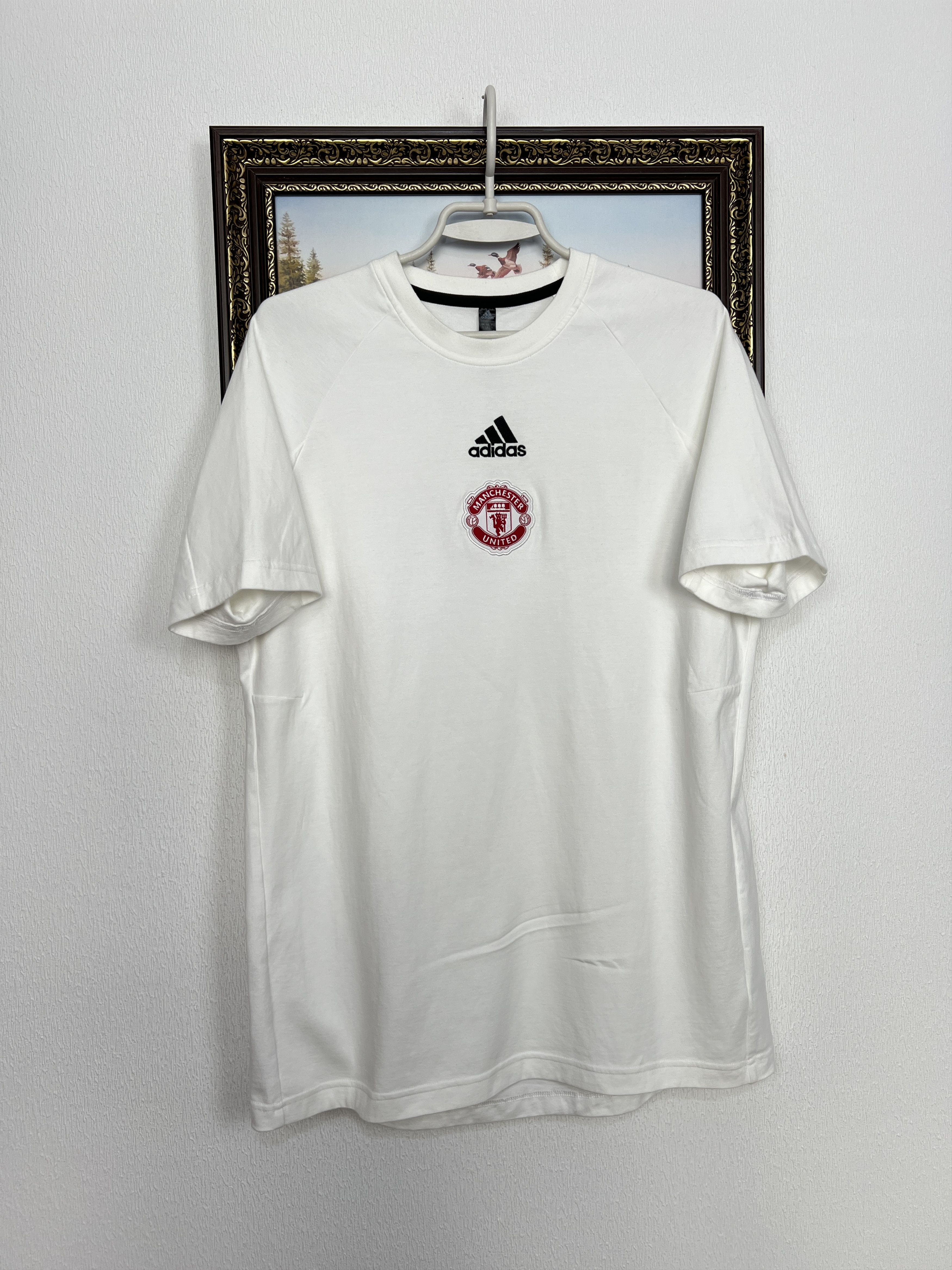 Adidas Manchester United Train Football Shirt Soccer Jersey Trikot Size US L / EU 52-54 / 3 - 1 Thumbnail