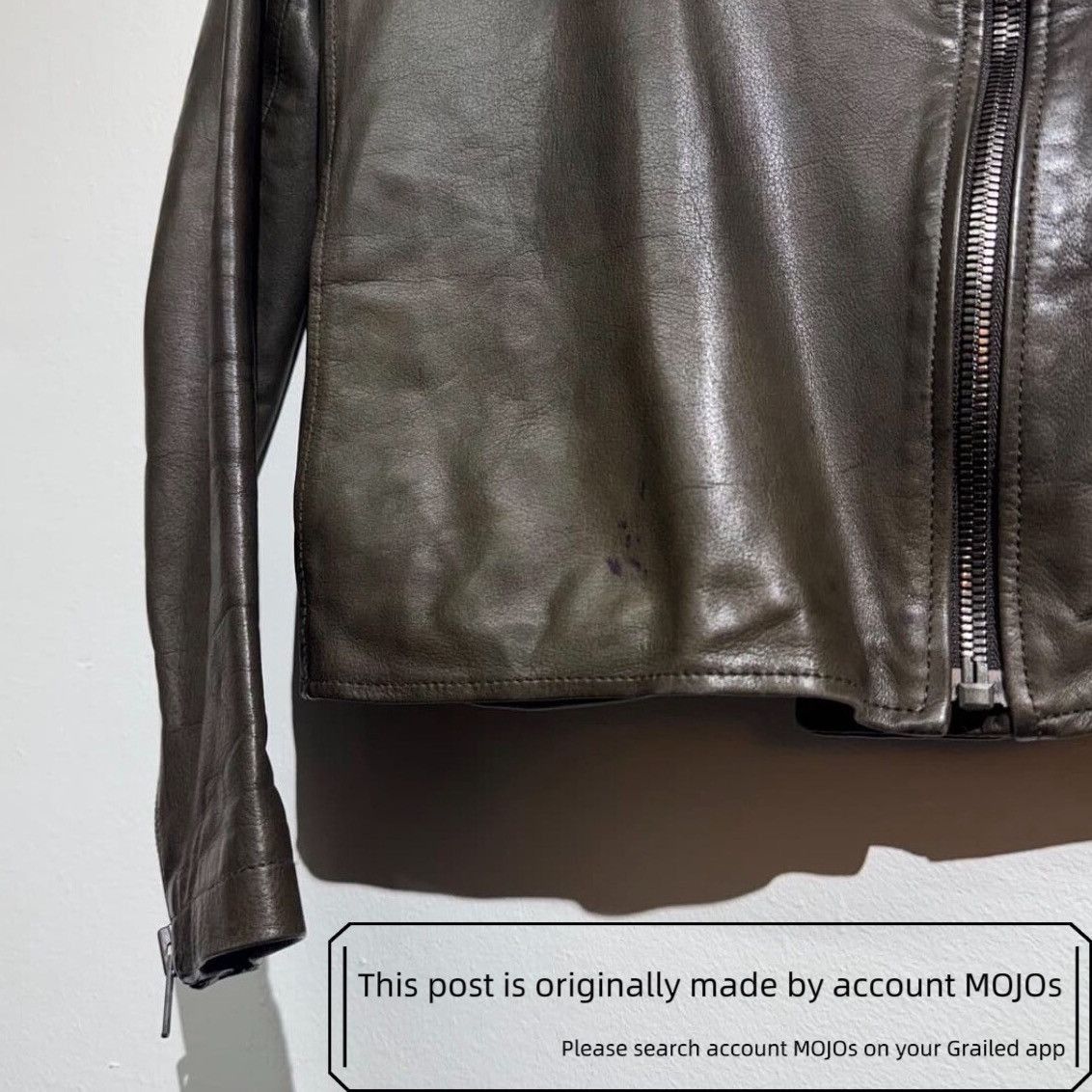 Maison Margiela Sz 46 Maison Margiela 10SS Line14 Leather Jacket mojos064 Size US S / EU 44-46 / 1 - 5 Thumbnail