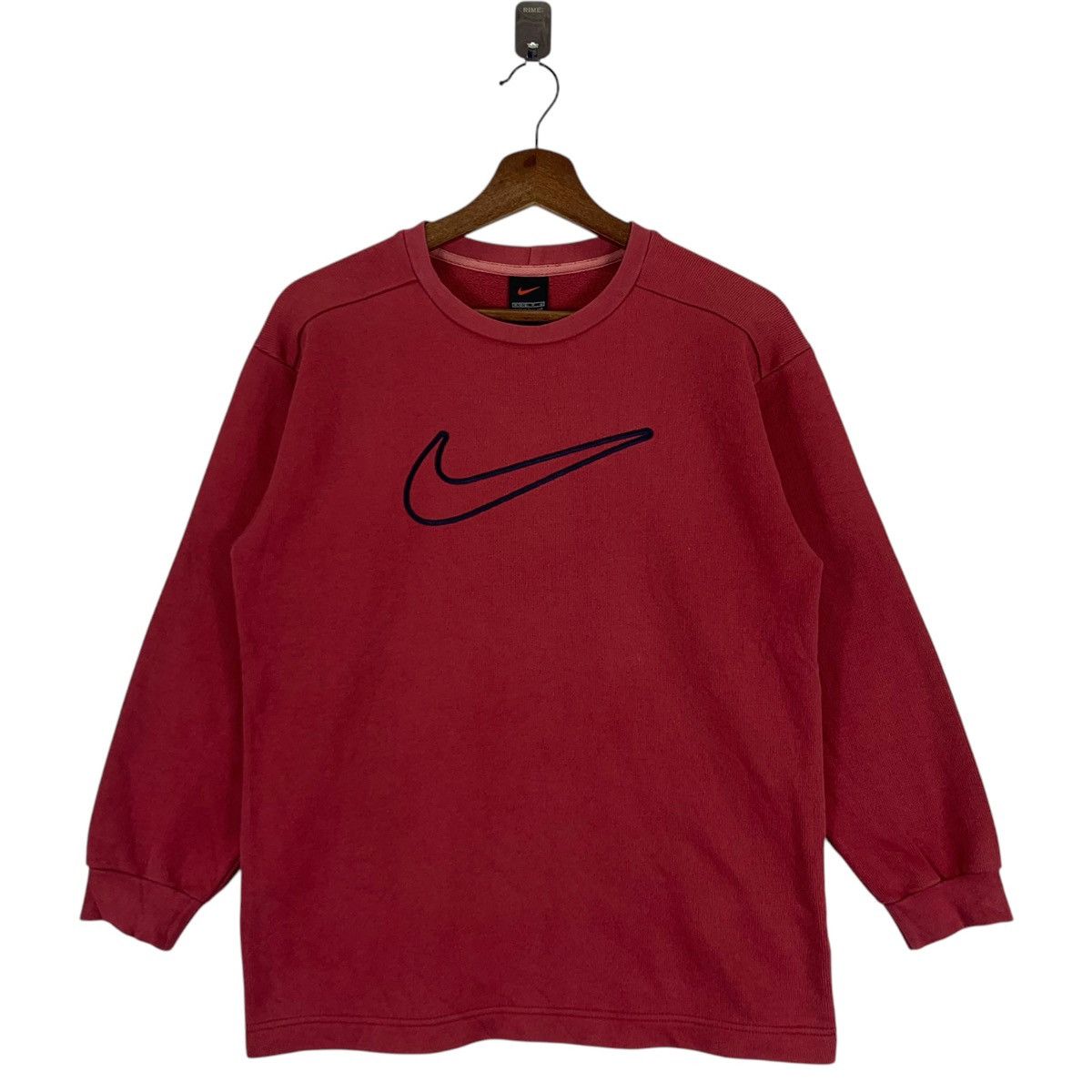 Nike × Vintage VINTAGE 90s NIKE SWOOSH SPORTSWEAR PULLOVER SWEATER Size US M / EU 48-50 / 2 - 1 Thumbnail
