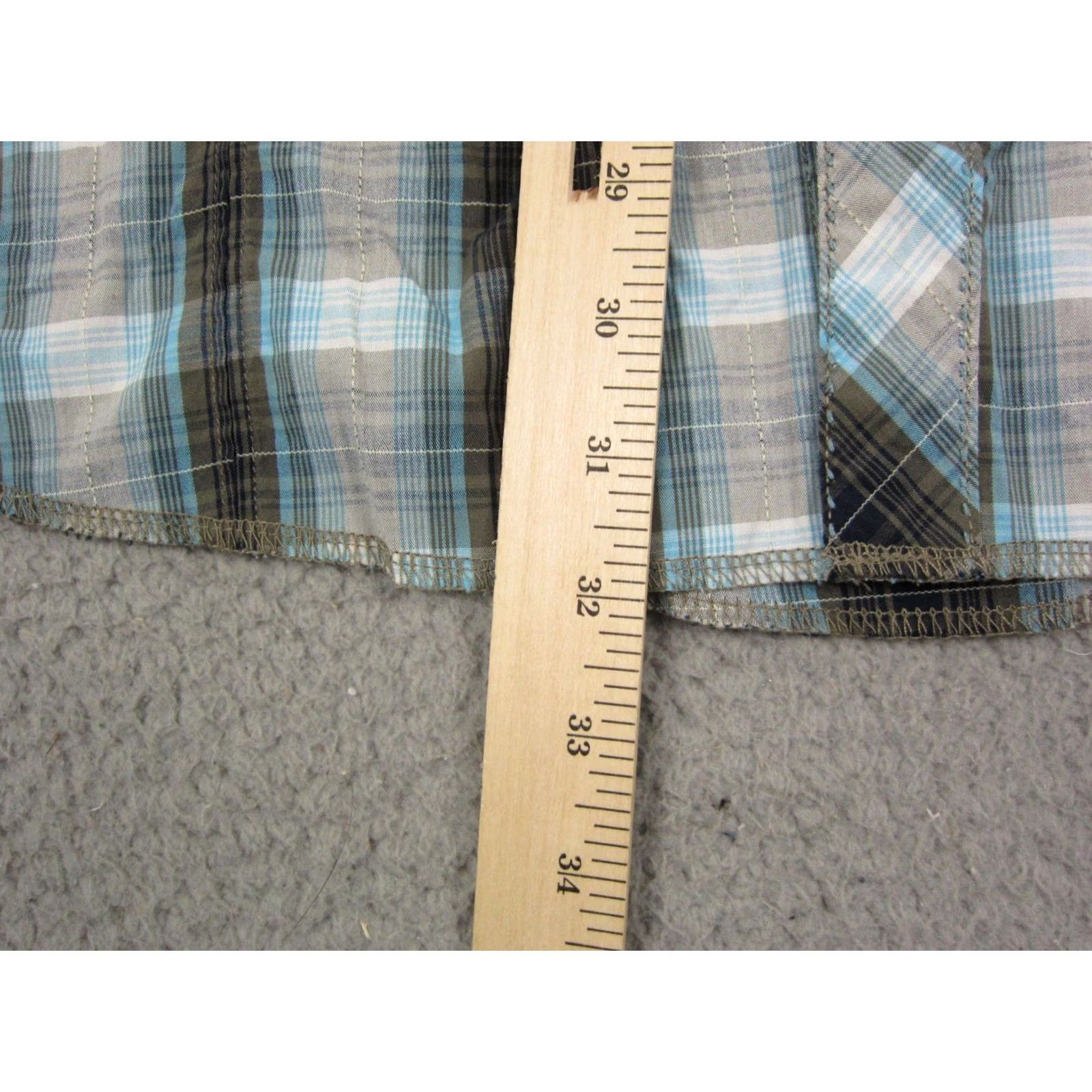 Wrangler Wrangler Shirt 2XL Blue Brown Plaid Western Cowboy Snap Mens Casual Button-Up Long Sleeve X2XL Western 90s? Size US XXL / EU 58 / 5 - 6 Thumbnail