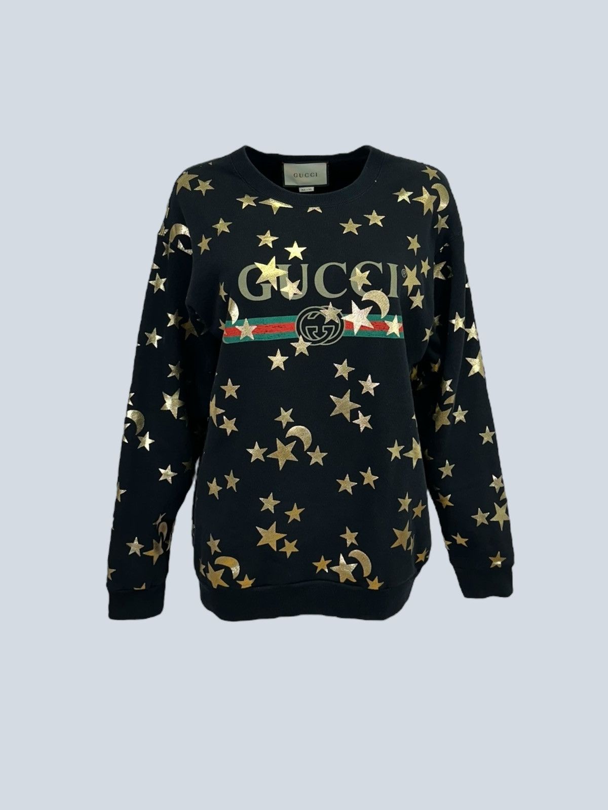 Gucci Gucci star print cotton crewneck sweatshirt, M. Size US M / EU 48-50 / 2 - 1 Thumbnail