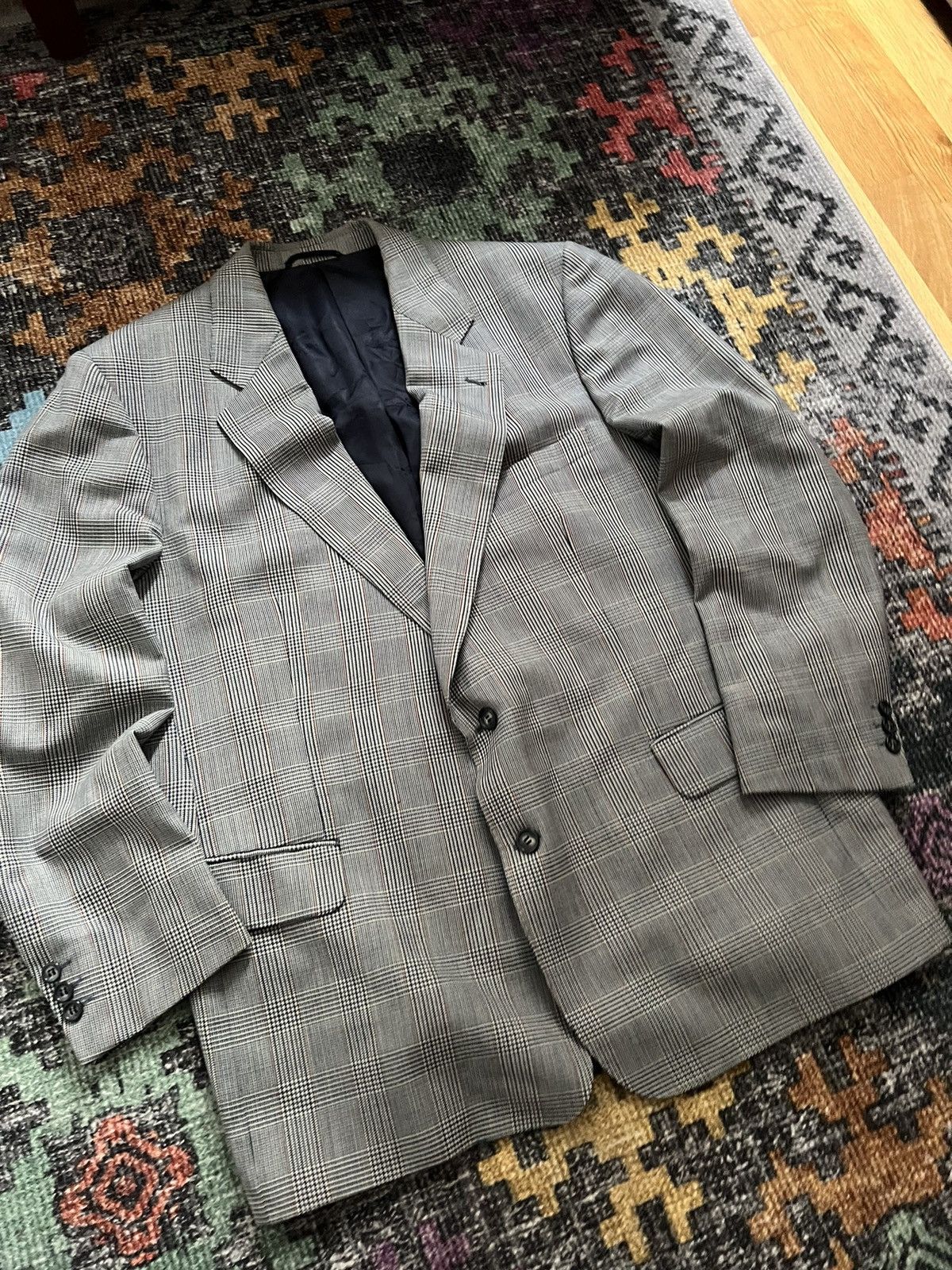Burberry × Vintage ‼️VINTAGE BURBERRY 100%WOOL/VISCOSE ARCHIVAL BLAZER‼️ Size 46R - 6 Thumbnail
