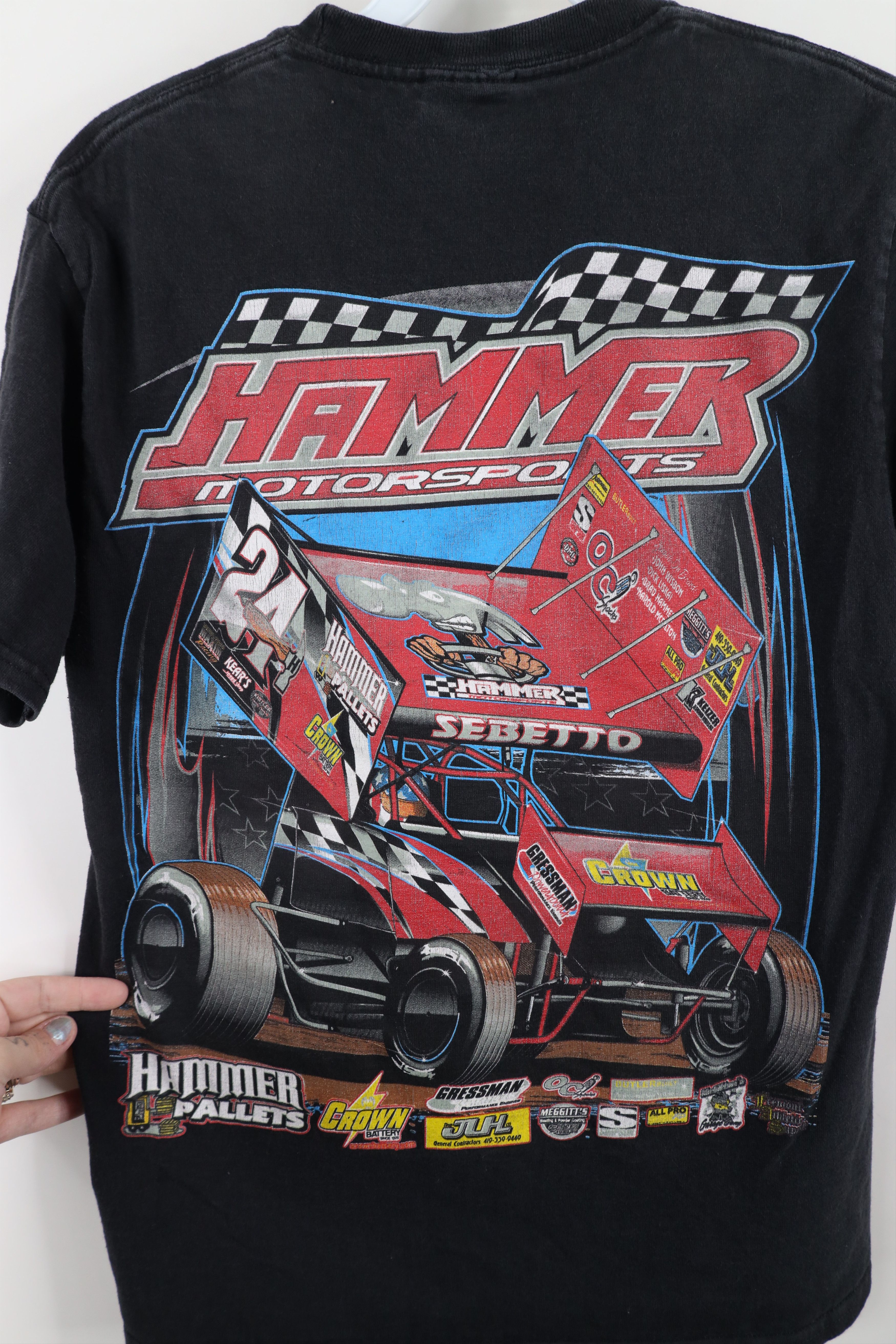 Vintage Vintage Y2K Hammer Motorsports Racing Short Sleeve T-Shirt Size US S / EU 44-46 / 1 - 7 Thumbnail