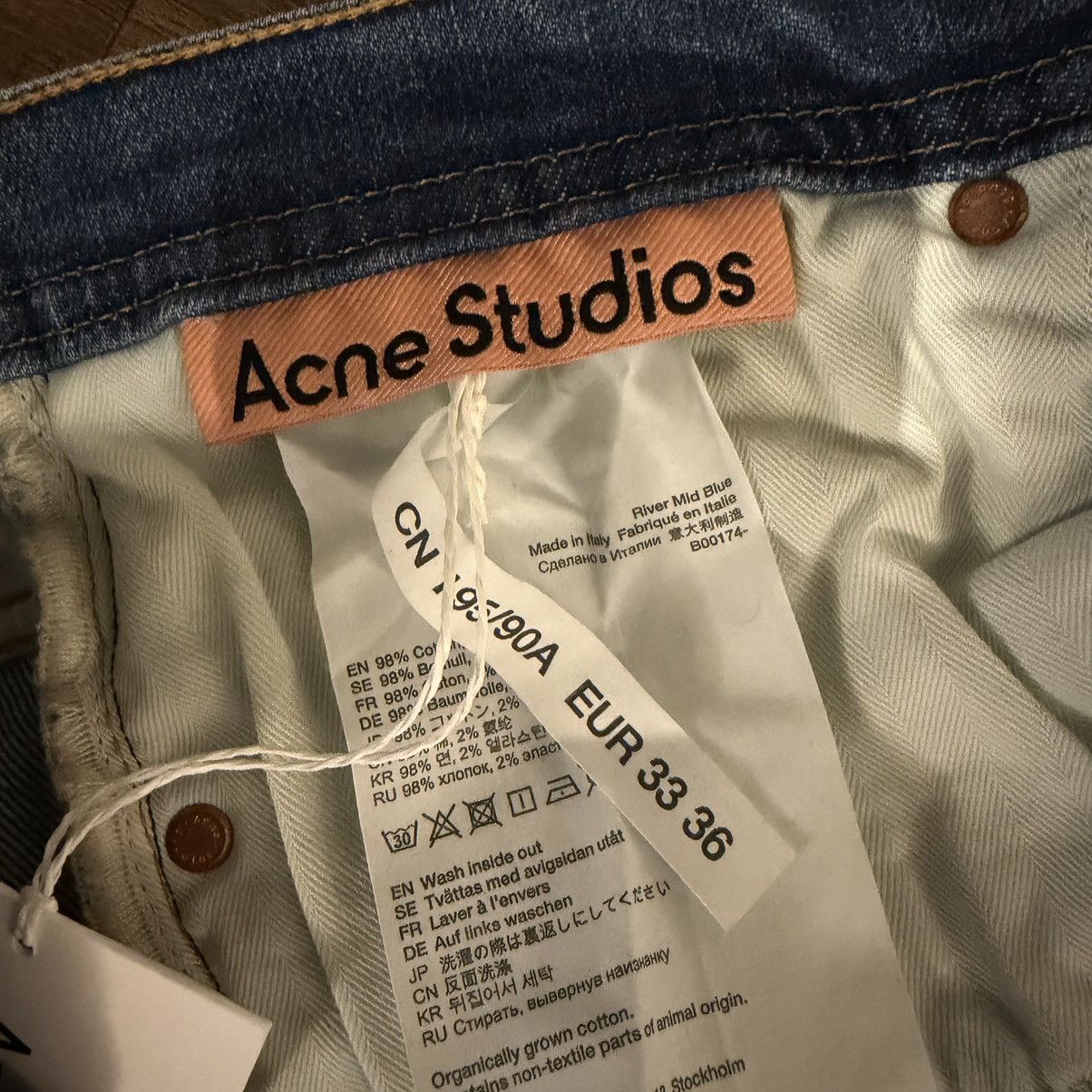 Acne Studios Acne Studios River Jeans Mid Blue Size US 33 - 6 Thumbnail