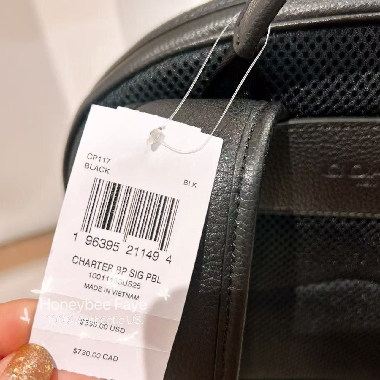 Coach Charter Backpack In Signature Leather CP117 Size ONE SIZE - 5 Thumbnail