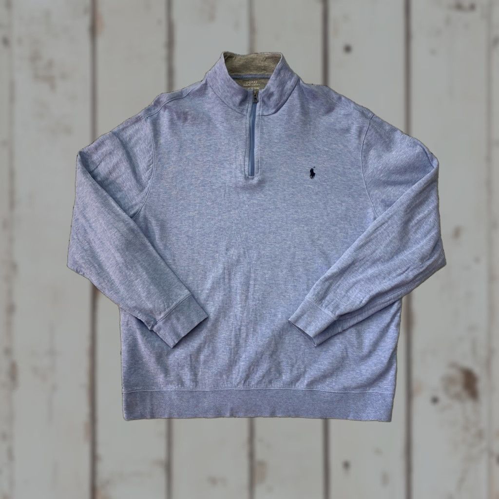Polo Ralph Lauren Polo Ralph Lauren Men’s 2XL 1/4 Zip Pullover Blue Sweatshirt Jacket Shirt? Size US XXL / EU 58 / 5 - 1 Thumbnail
