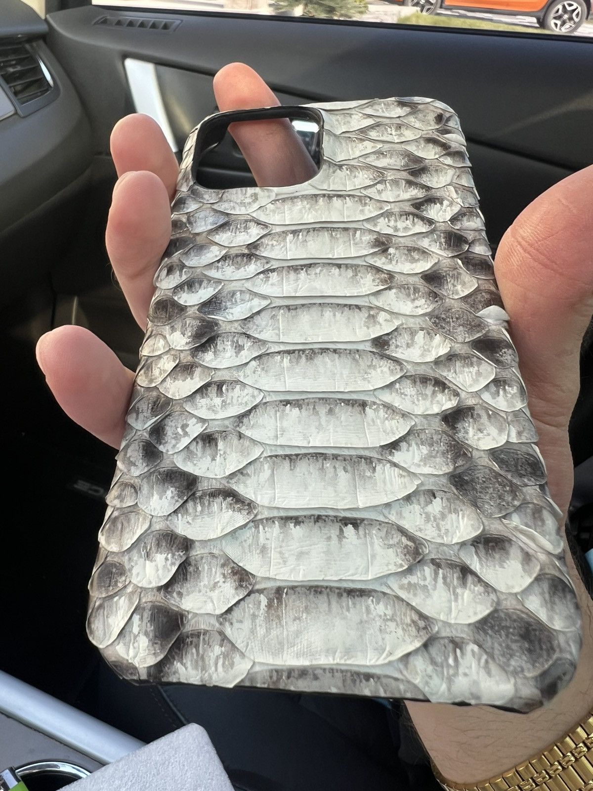 Japanese Brand AUTHENTIC SNAKESKIN IPHONE 13 PRO MAX PHONE CASE Size ONE SIZE - 5 Thumbnail