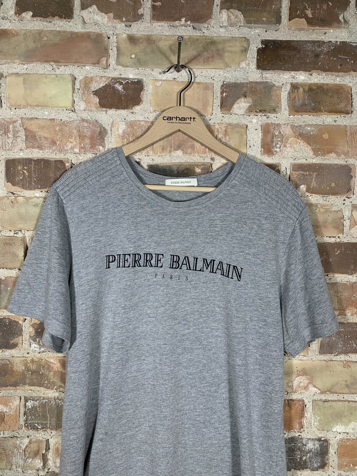 Balmain × Designer × Pierre Balmain Balmain Big Logo T Shirt Tee Oversized Size US XL / EU 56 / 4 - 2 Thumbnail