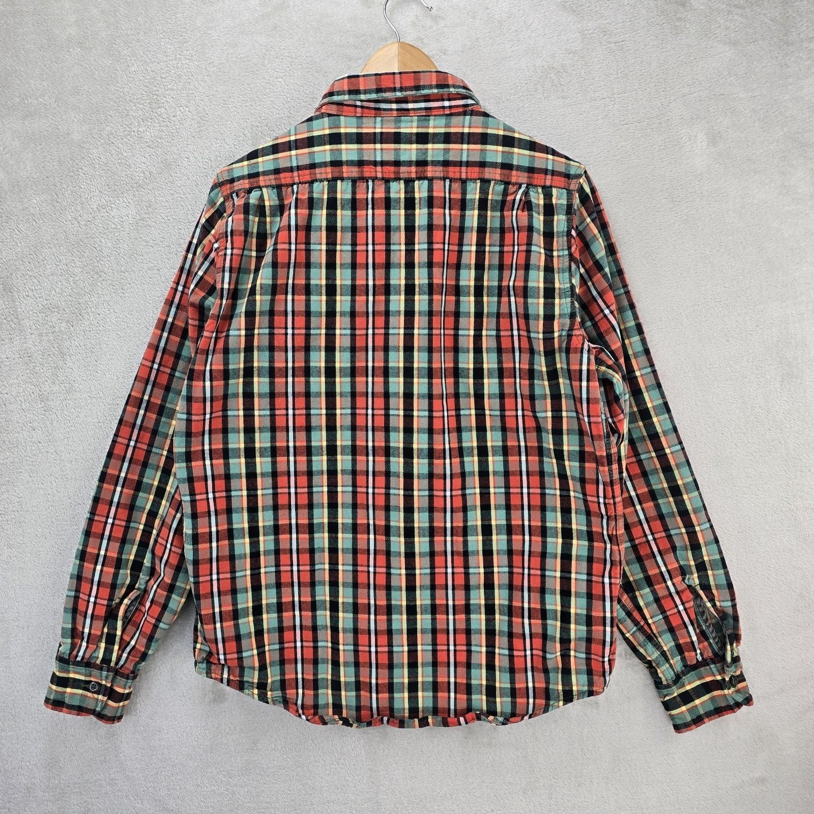 Relwen Relwen Plaid Long Sleeve Button Up Shirt Mens Large Flannel Size US L / EU 52-54 / 3 - 7 Thumbnail