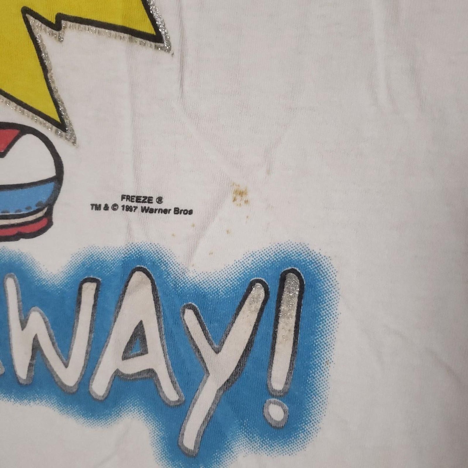 Vintage 1997 Looney Tunes All Over Print Tweety Bird T Shirt Mens XL Size US XL / EU 56 / 4 - 4 Thumbnail