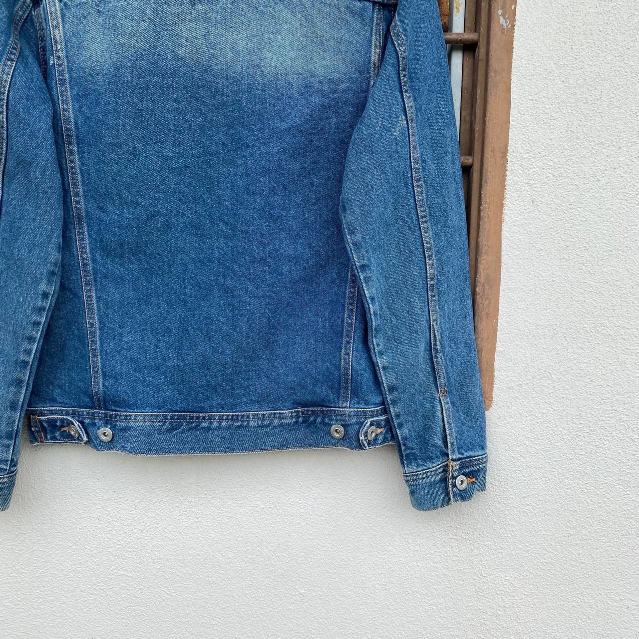 Zara Zara Man Distressed Denim Jacket Trucker M Frayed Raw Edge Size US M / EU 48-50 / 2 - 12 Thumbnail