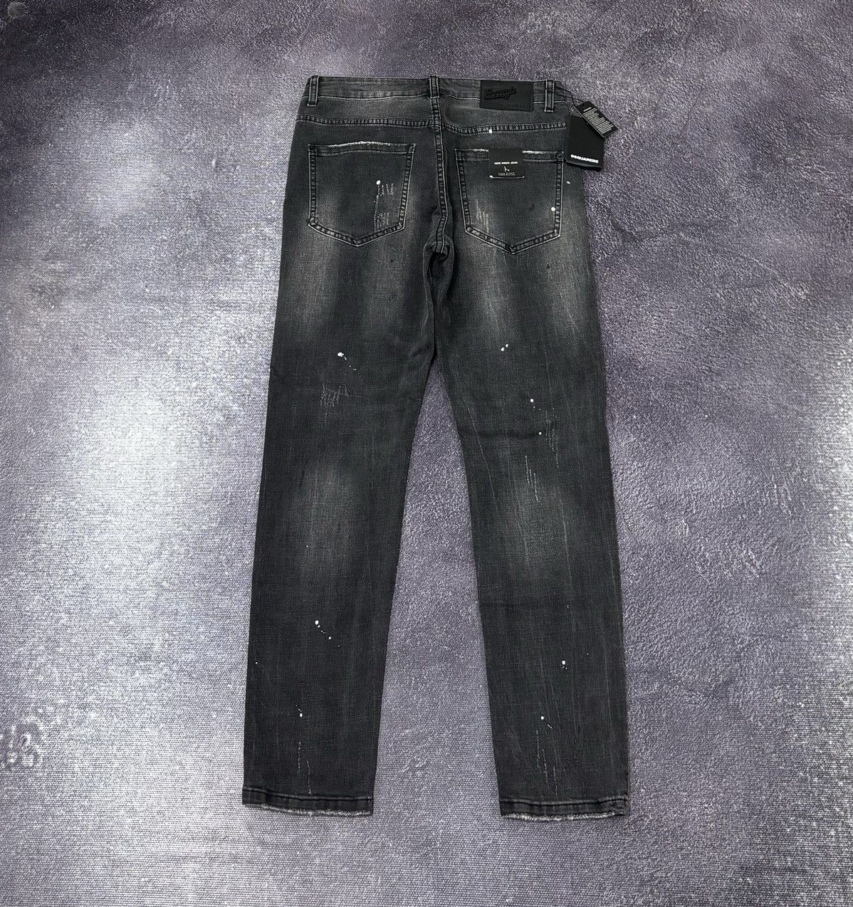 Dsquared2 Dsquared2 Distressed Denim NEW Black Luxury Slim Jeans Size US 30 / EU 46 - 2 Thumbnail