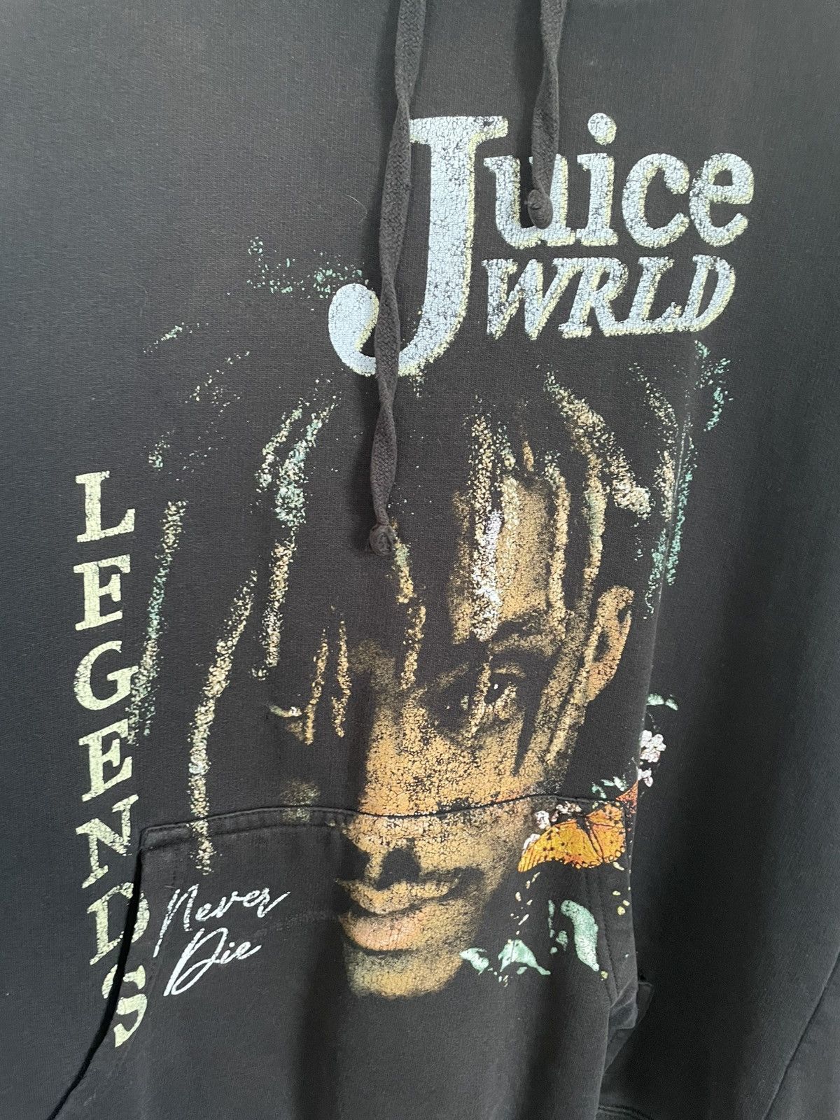 Other used black Juice Wrld hoodie Size US L / EU 52-54 / 3 - 2 Thumbnail