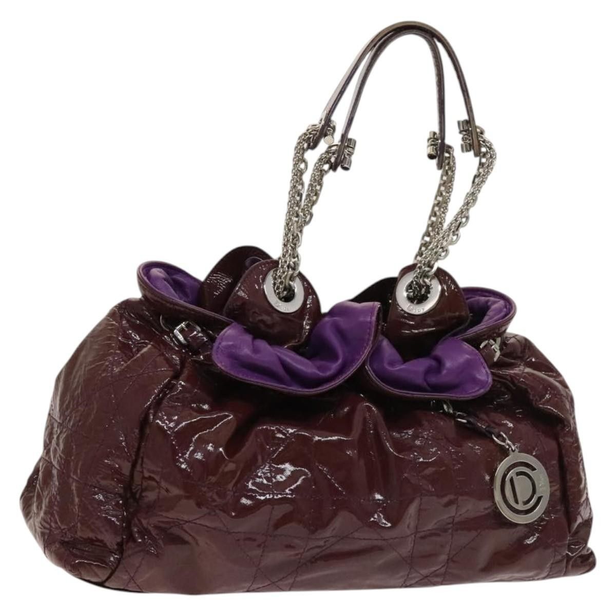Dior Christian Dior Le Trente Bag Cannage Quilt Patent Size ONE SIZE - 1 Thumbnail