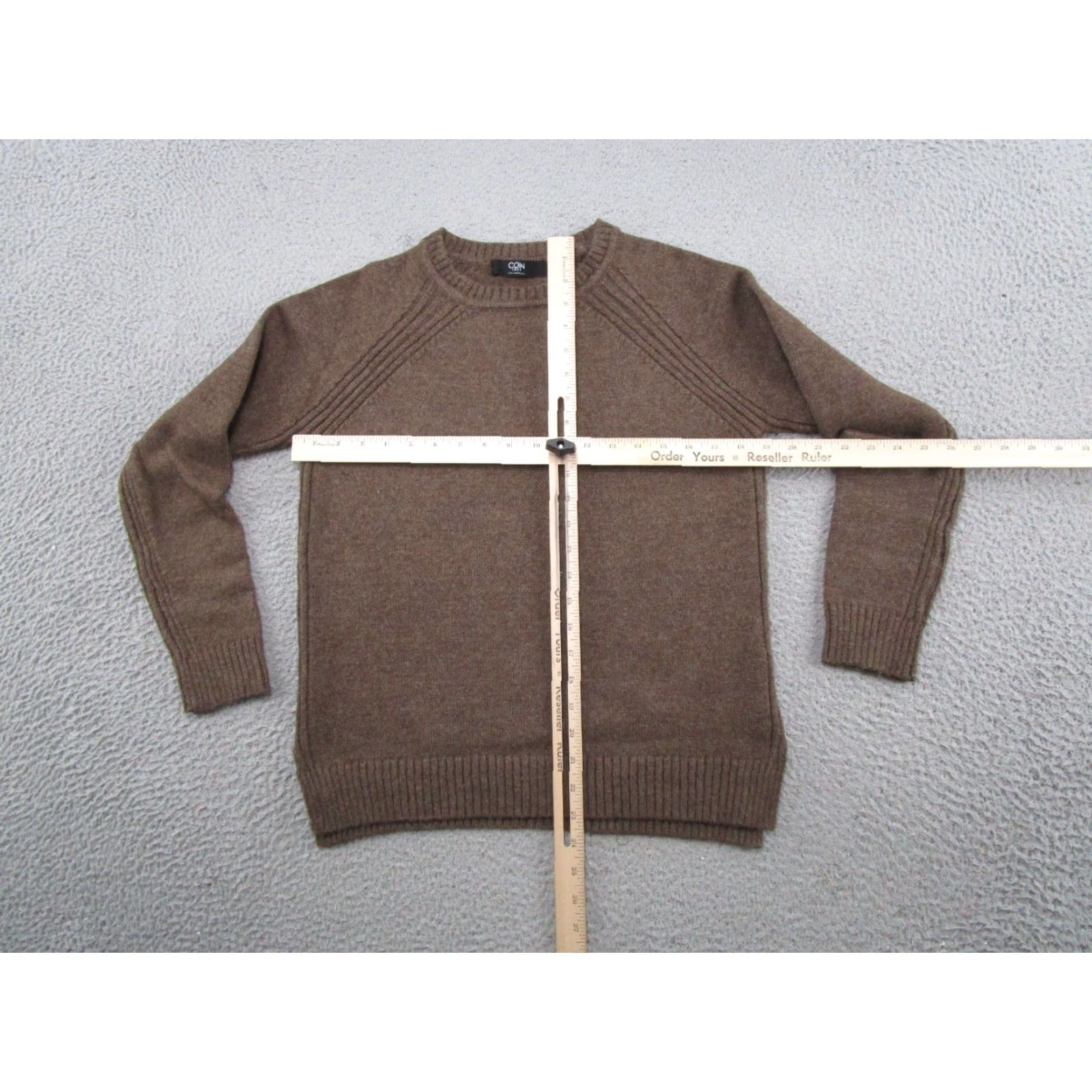 Vintage COIN 1804 Pullover Sweater Shirt Womens Size S Brown Knit Long Sleeve Winter Fall Viscose Blend Soft Warm Crewneck Pullover Size S / US 4 / IT 40 - 4 Thumbnail