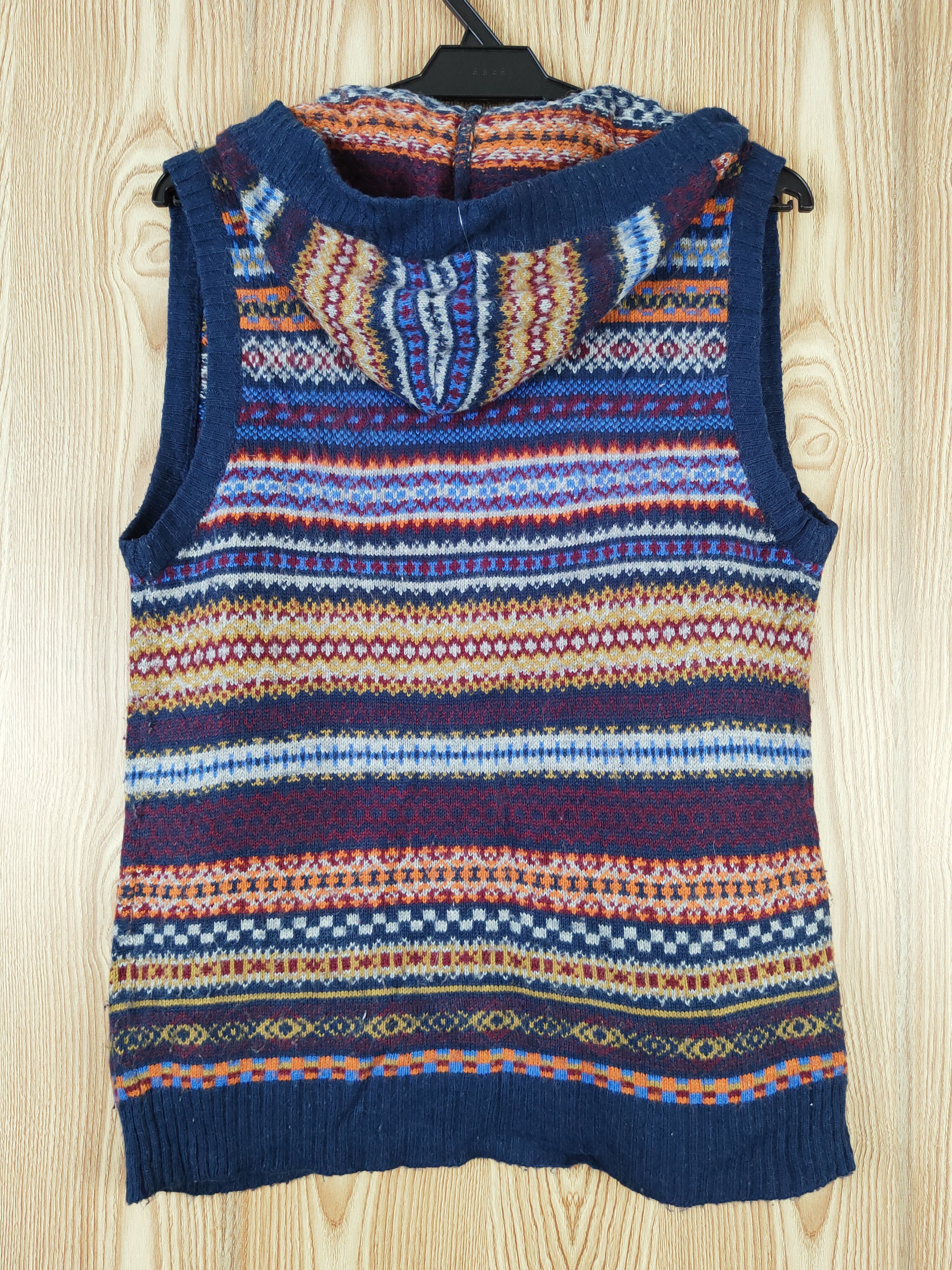 Japanese Brand Japan Blue Hoodie Knitwear Sleeveless Cardigan #W727 Size S / US 4 / IT 40 - 10 Thumbnail