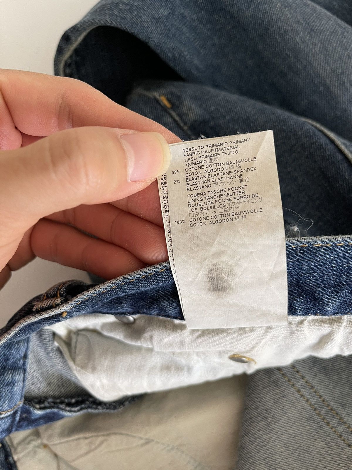 Maison Margiela Maison Margiela 16AW Raw Edge Slim Jeans Size US 30 / EU 46 - 5 Thumbnail