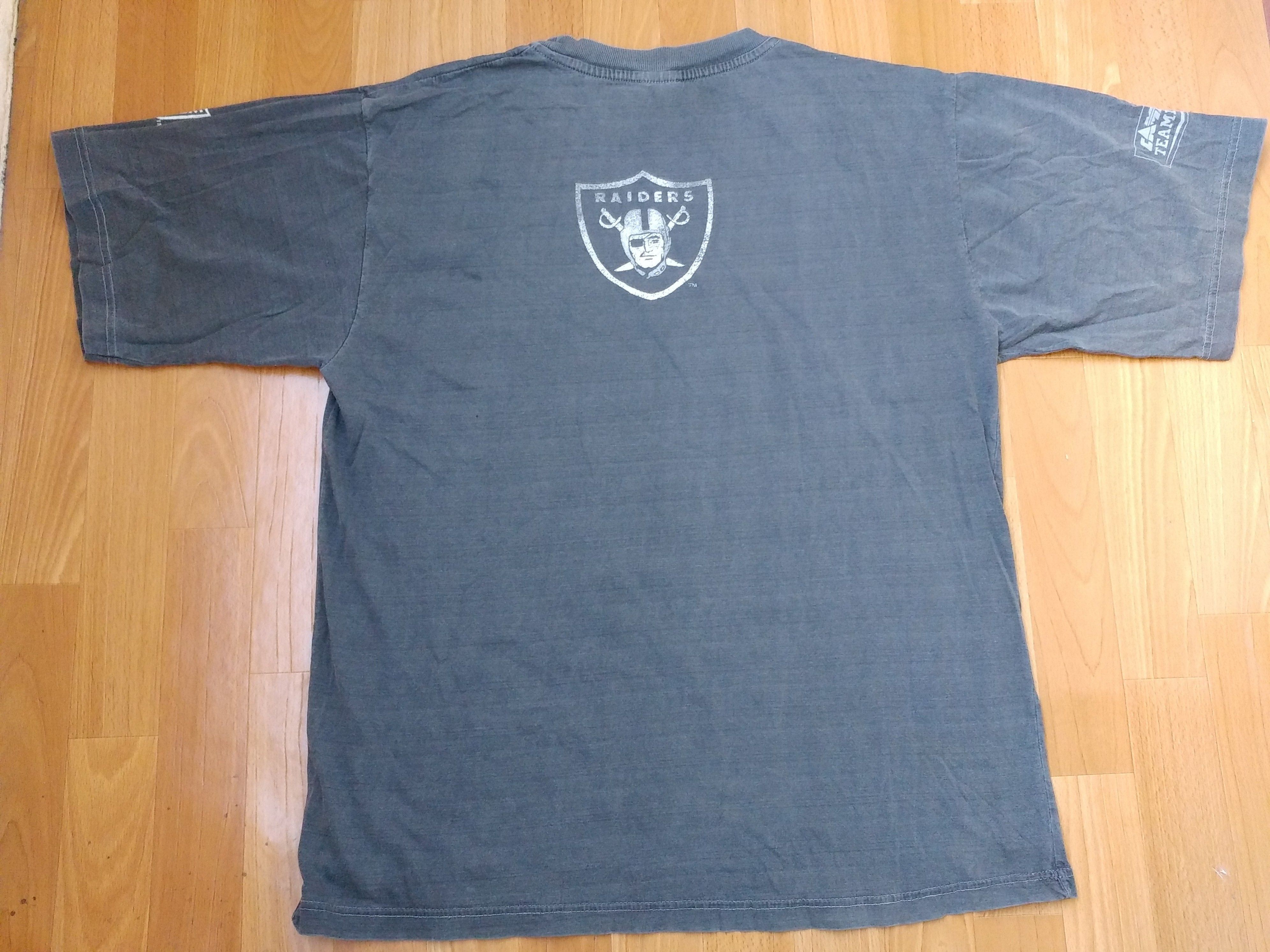 NFL × Vintage Los Angeles RAIDERS t-shirt Campri Teamline vintage jersey L Size US L / EU 52-54 / 3 - 2 Thumbnail
