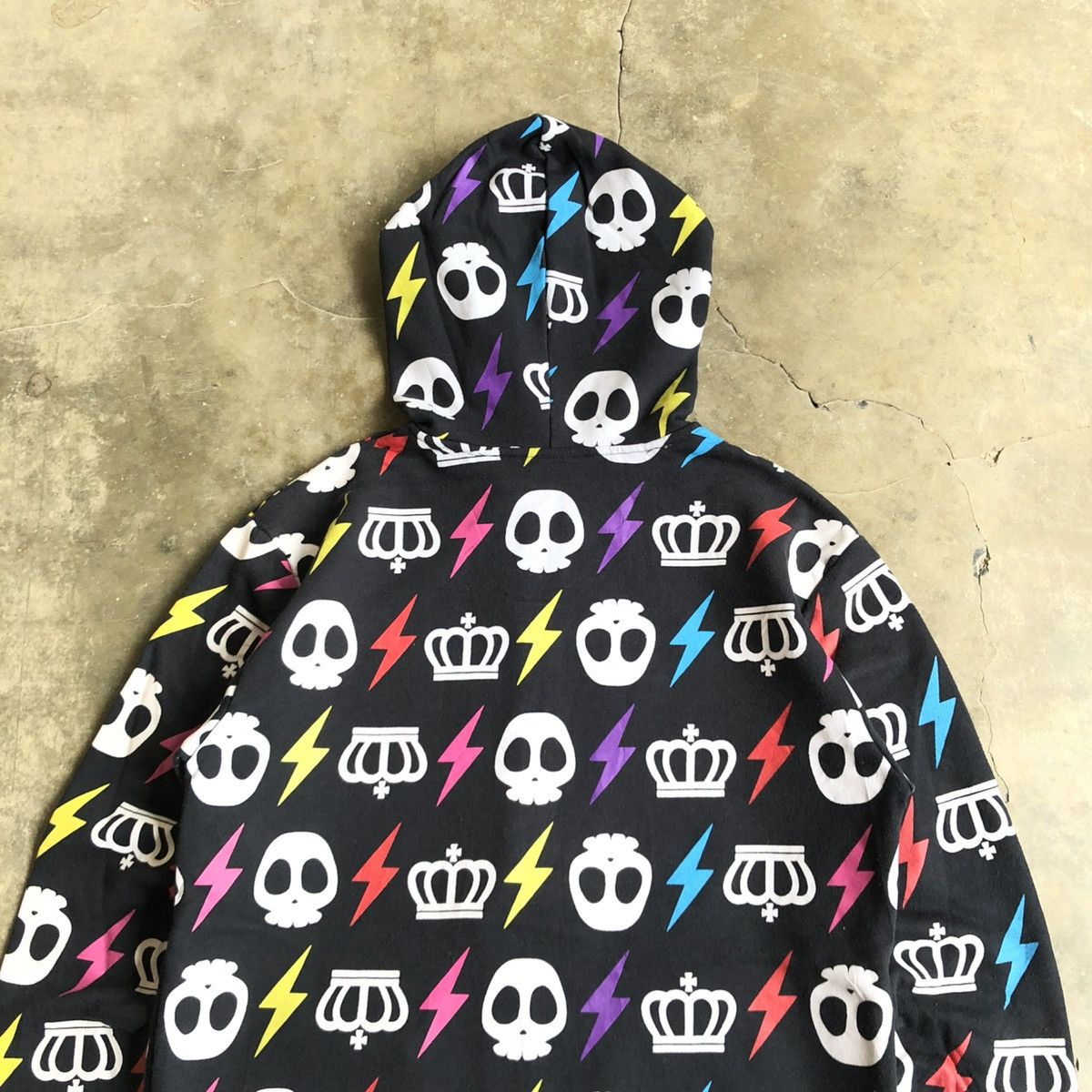 20471120 2000s Baby Doll All Over Print Logo Ziphoodie Black Lgb Size US M / EU 48-50 / 2 - 12 Thumbnail