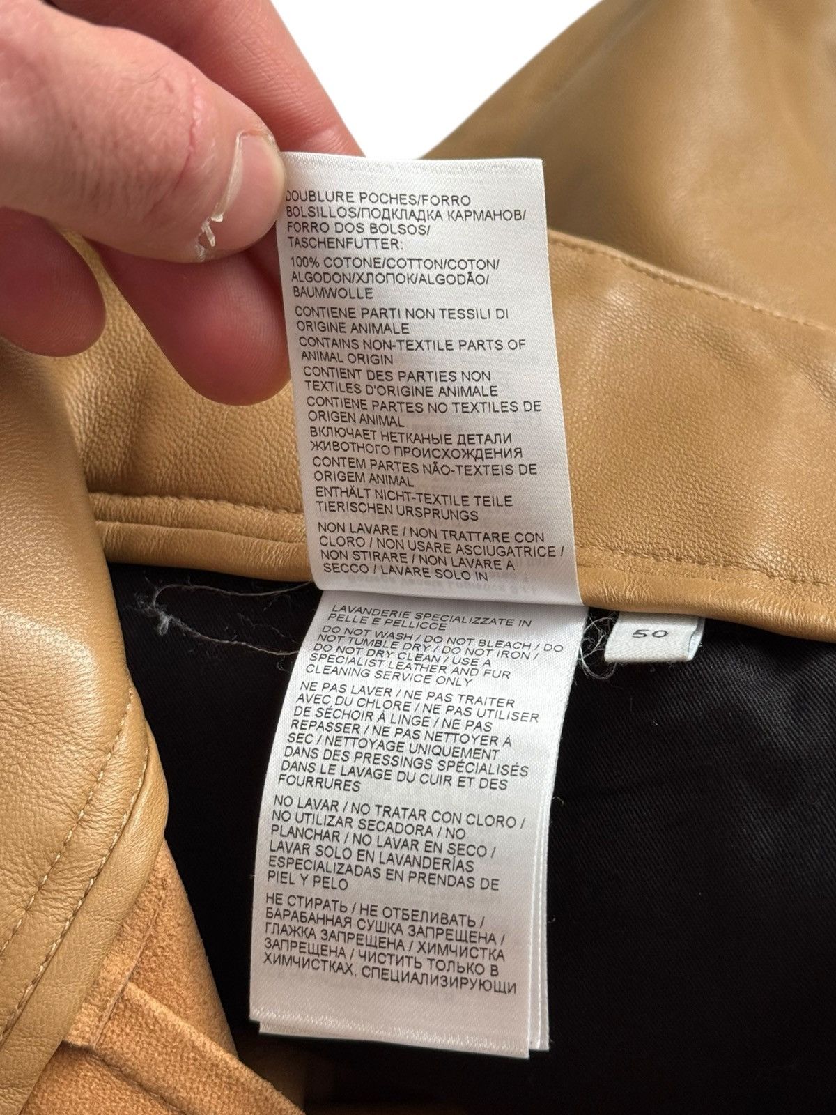 Bottega Veneta $6700 Cashmere Nappa Baggy Pleated Trouser Size US 34 / EU 50 - 8 Thumbnail