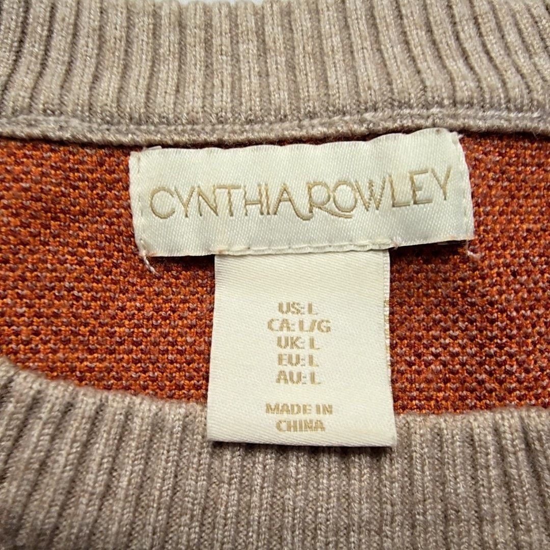 Cynthia Rowley Cynthia Rowley Floral Sweater Flower L Fall Knit Crewneck Size L / US 10 / IT 46 - 5 Thumbnail