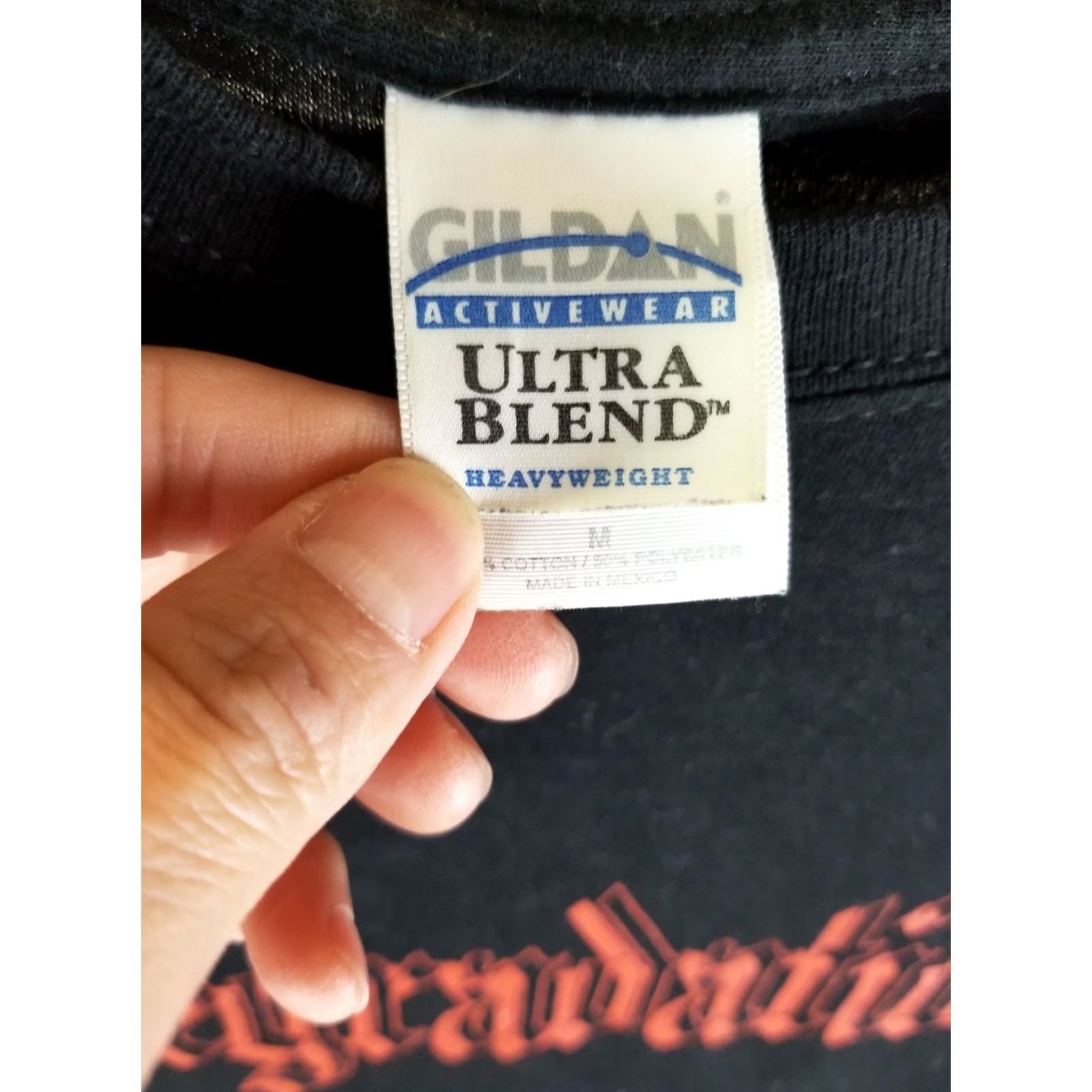 Gildan VINTAGE Y2K DEGRADATION BAND TRASH METAL HARDCORE GOTHIC BLACK T-SHIRT SZ MEDIUM Shirt Mens M Black 90s Band Merch Size US M / EU 48-50 / 2 - 4 Thumbnail