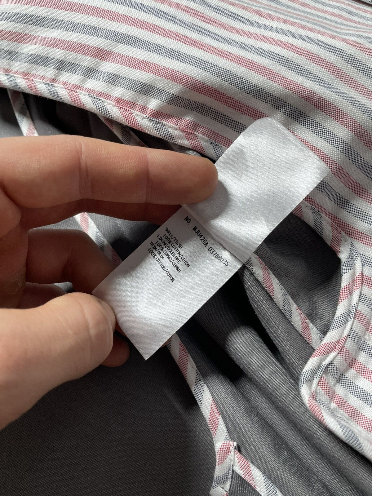 Thom Browne Thom Browne Grey Unconstructed Classic Blazer Size 48R - 13 Thumbnail