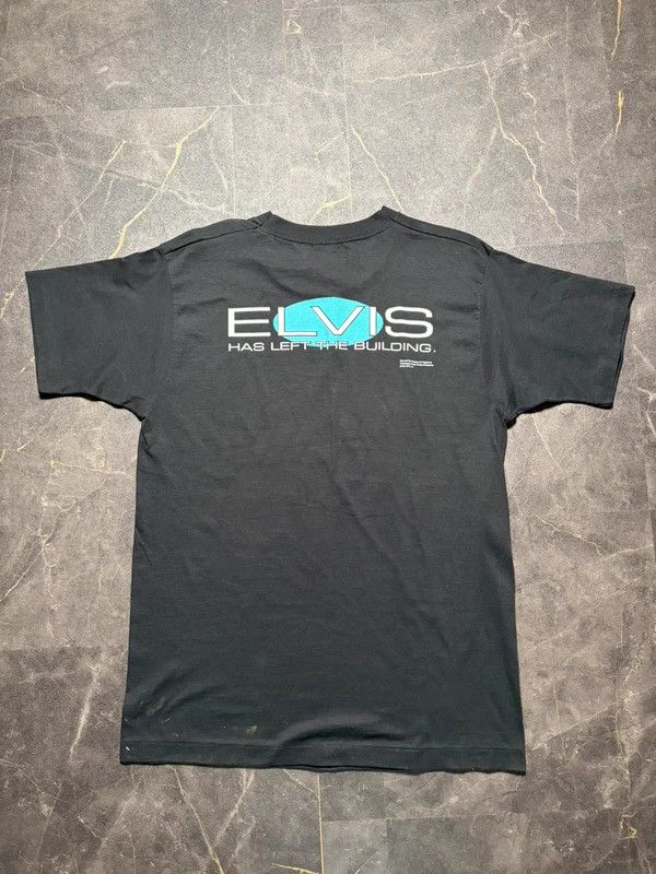Fruit Of The Loom Elvis Presley 1996 Black Tee Shirt vintage retro Size US L / EU 52-54 / 3 - 7 Thumbnail