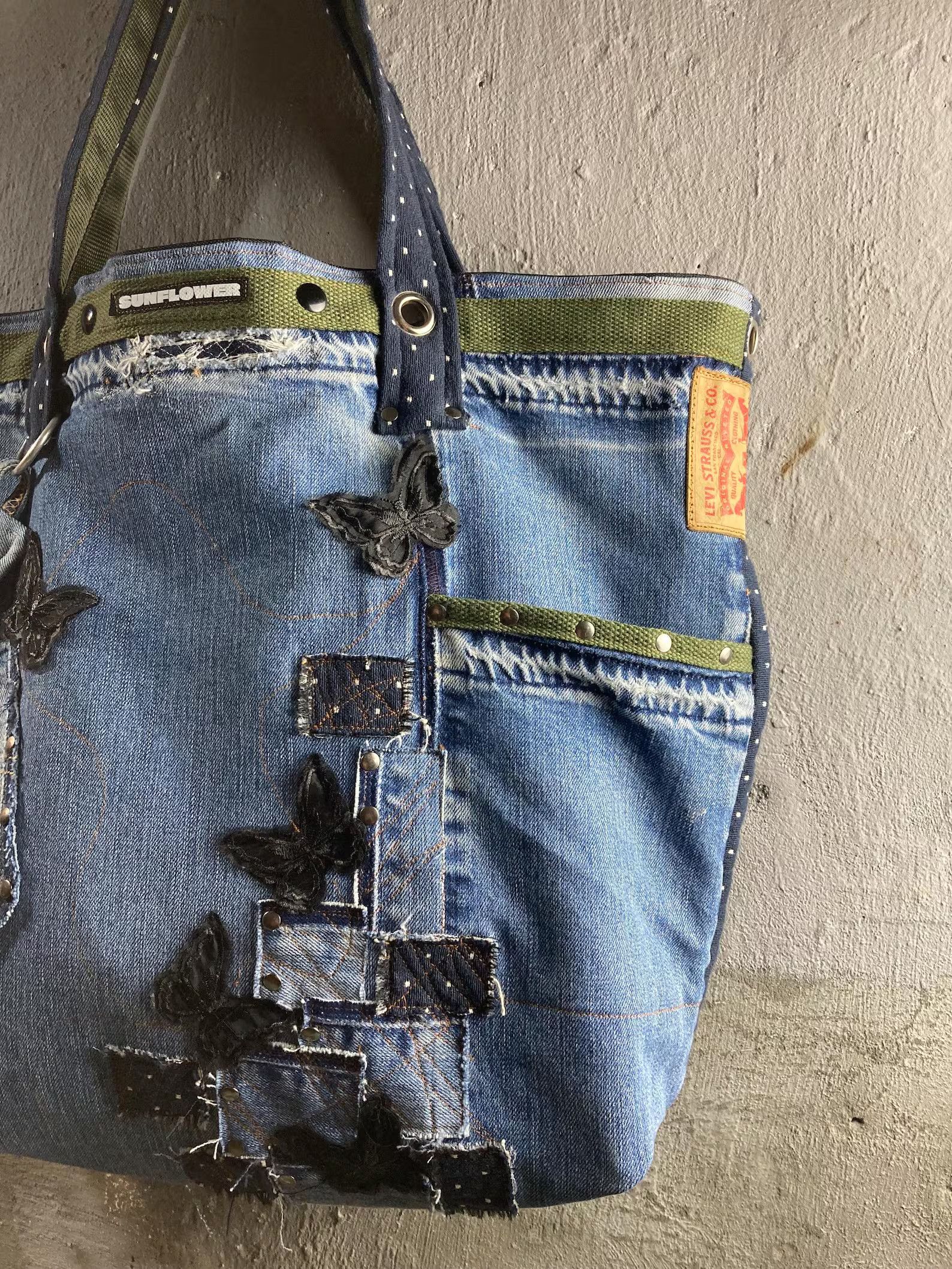 Other upcypling Levis tote bag Y2K Size ONE SIZE - 9 Thumbnail