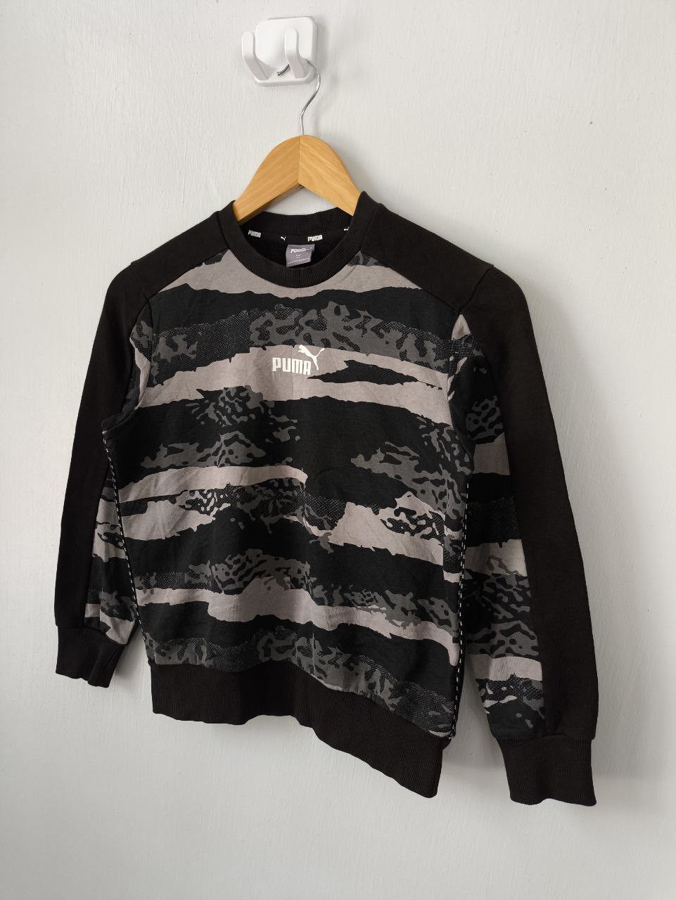 Puma PUMA Alpha Camouflage Center Logo Sweatshirt Kids Size US XXS / EU 40 - 2 Thumbnail