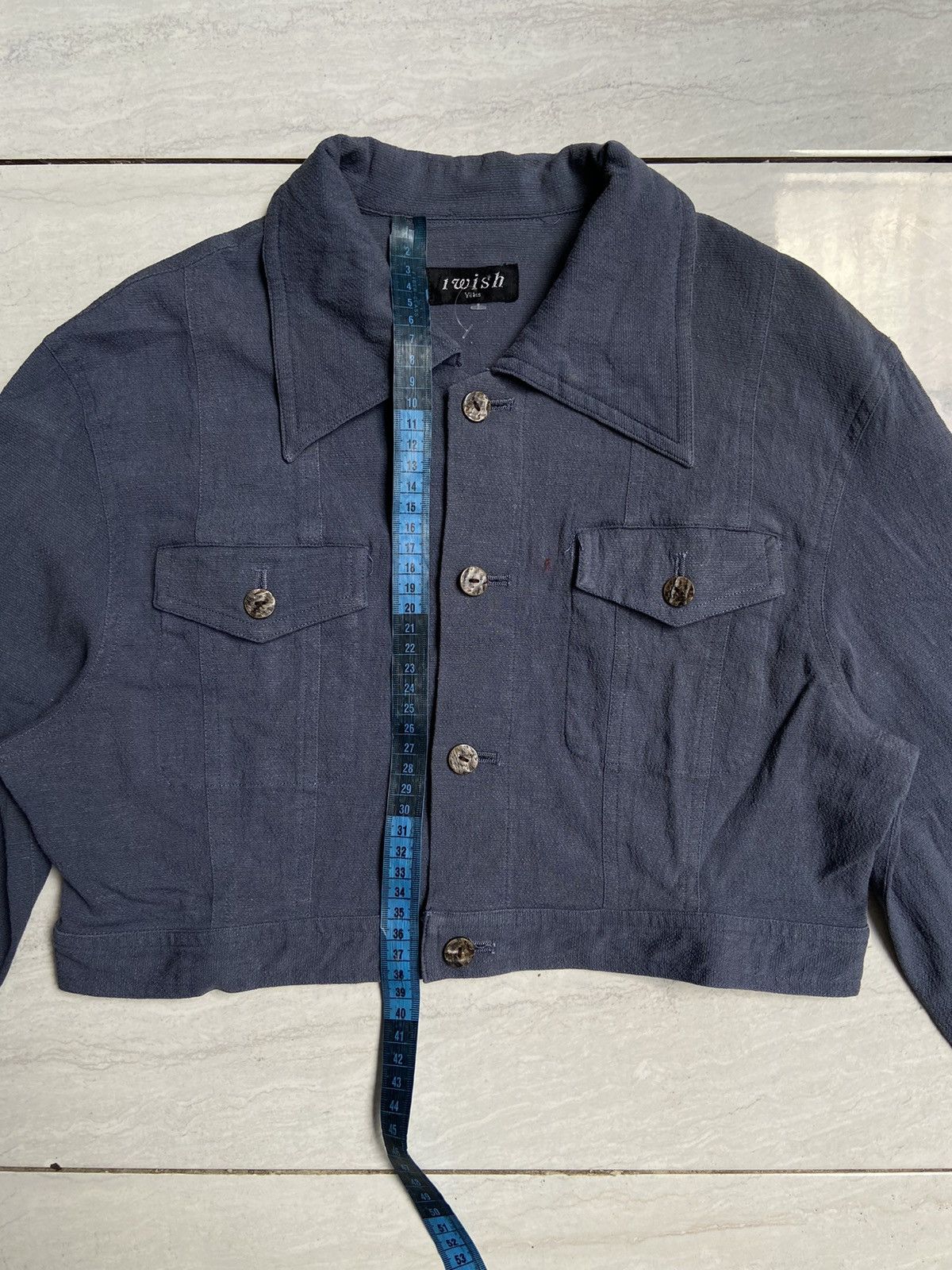 Yohji Yamamoto I WISH By Y’S BIS Crop shirt Size US S / EU 44-46 / 1 - 3 Thumbnail