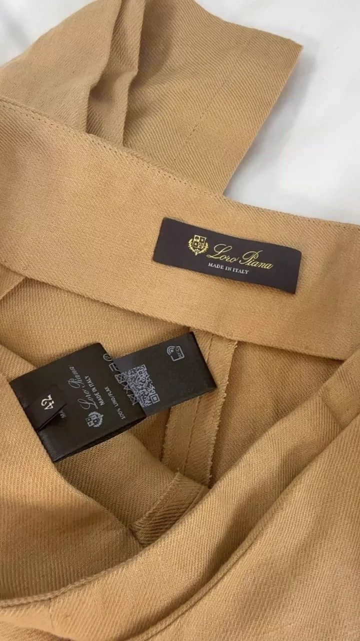 Loro Piana LORO PIANA Flax rope trousers Size 27" / US 4 / IT 40 - 7 Thumbnail