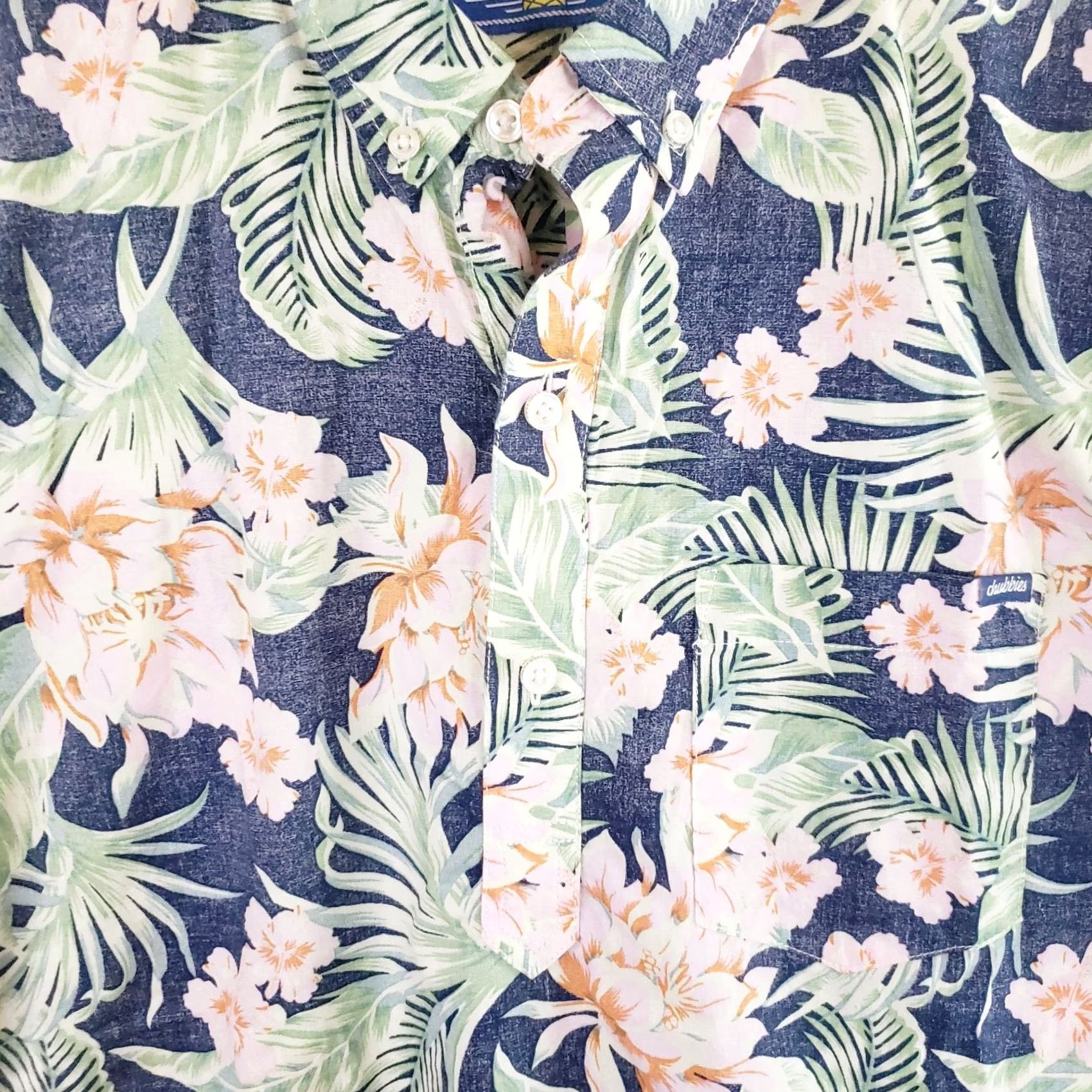 Chubbies Chubbies Weekend Wear Shirt Mens Large Floral Print Half Button Pullover New Size US L / EU 52-54 / 3 - 4 Thumbnail